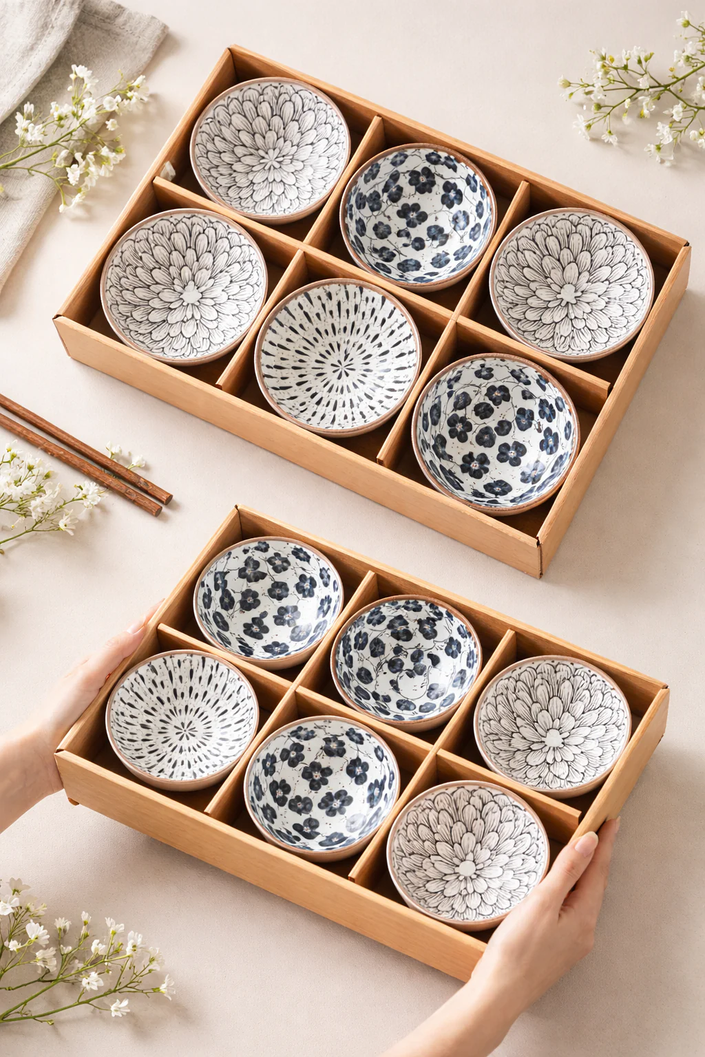 Ocean Breeze Bowls - Set of 6