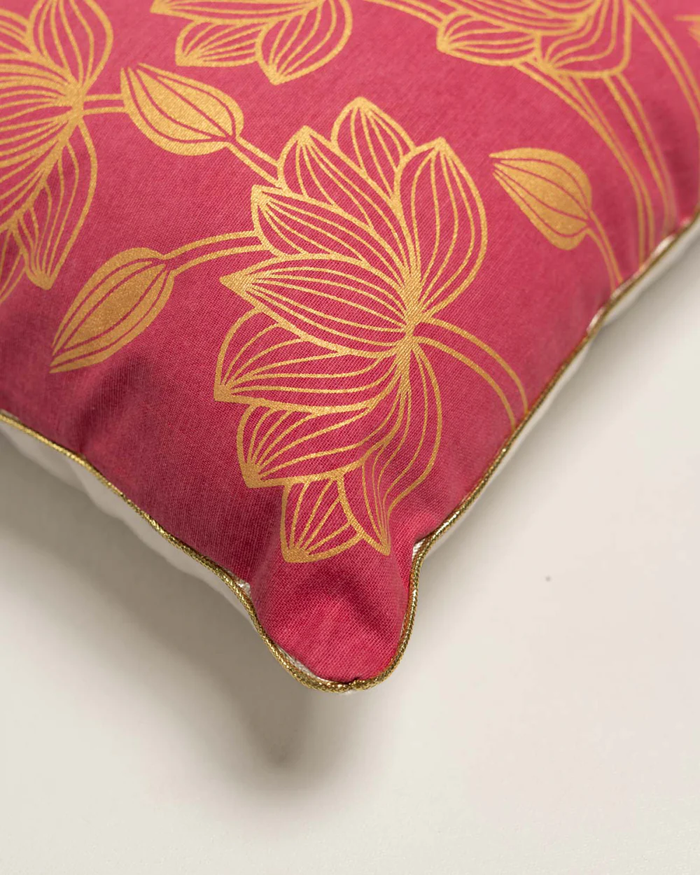 Padma Floral Cushion Cover, 16" - Image 3