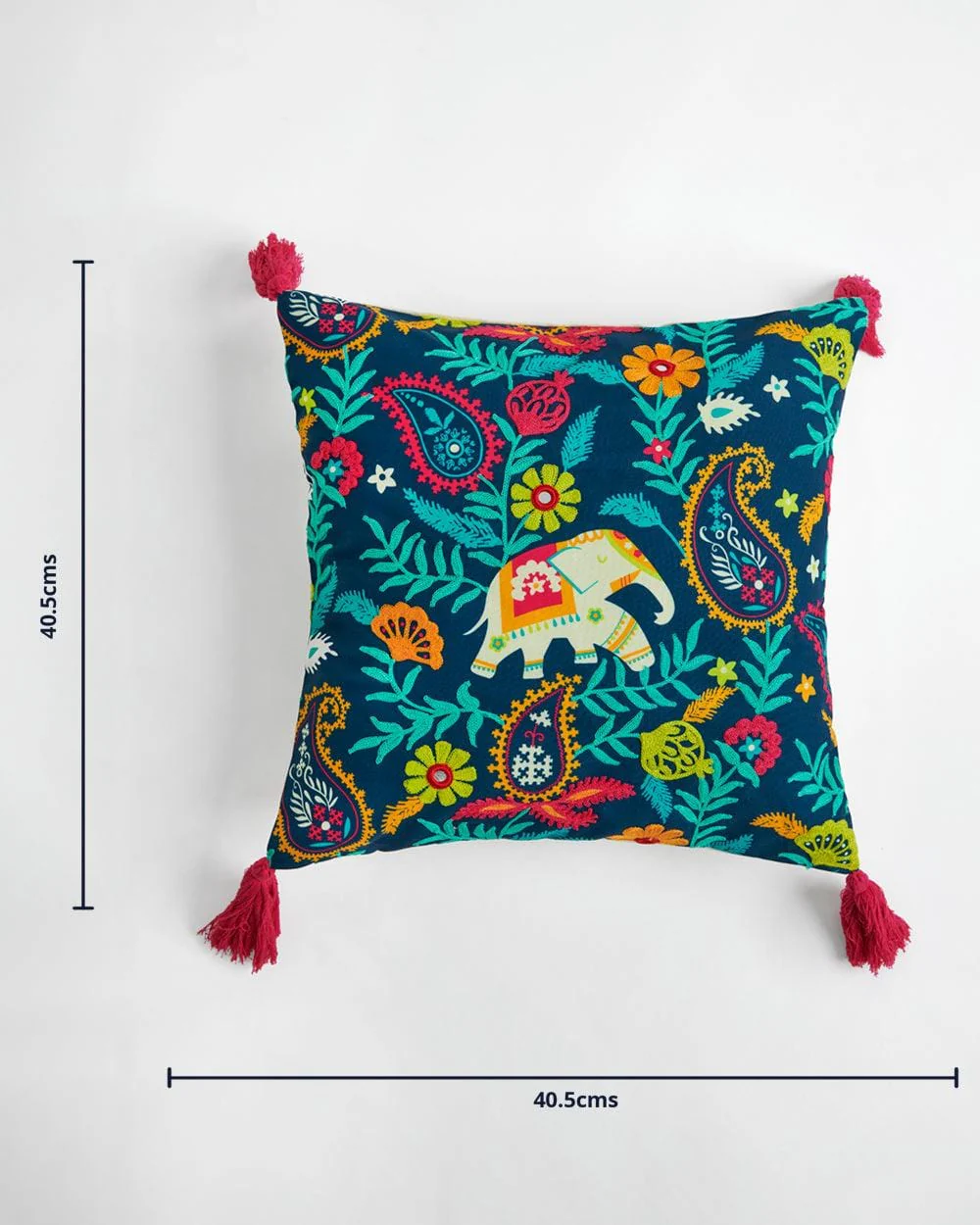 Begum's Baag Kutch Cushion Cover - Image 5