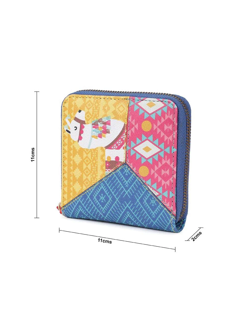 Boho Llama Aztec Wallet ' Mini - Image 5