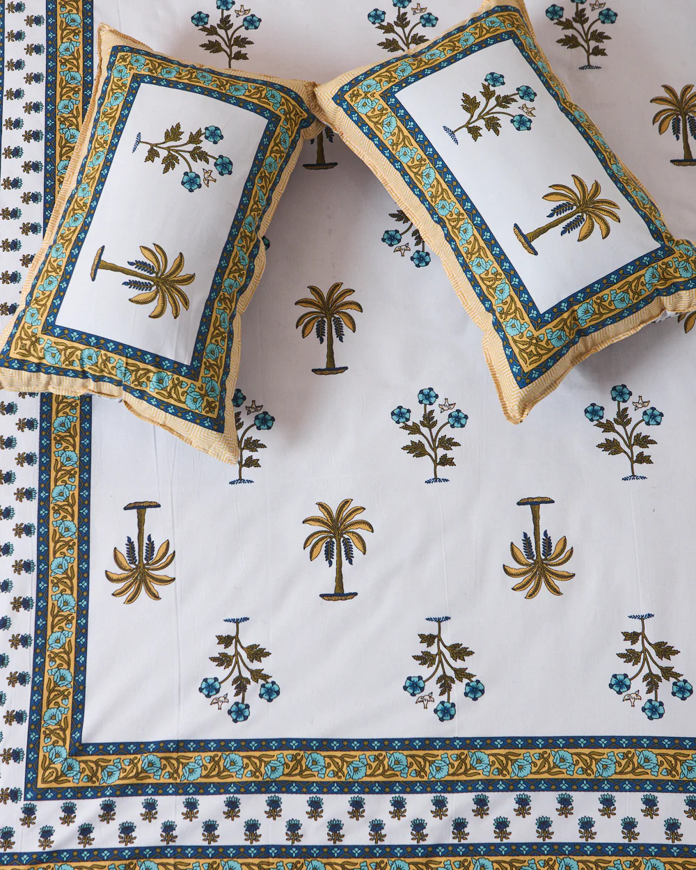 Paisley Max – Lemon Cotton Bedsheet 144TC - Image 2