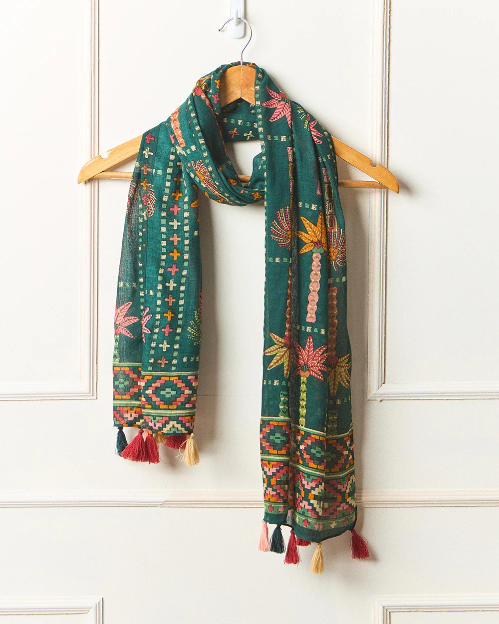Palm Kilim Scarf | Digital Nomad - Image 3