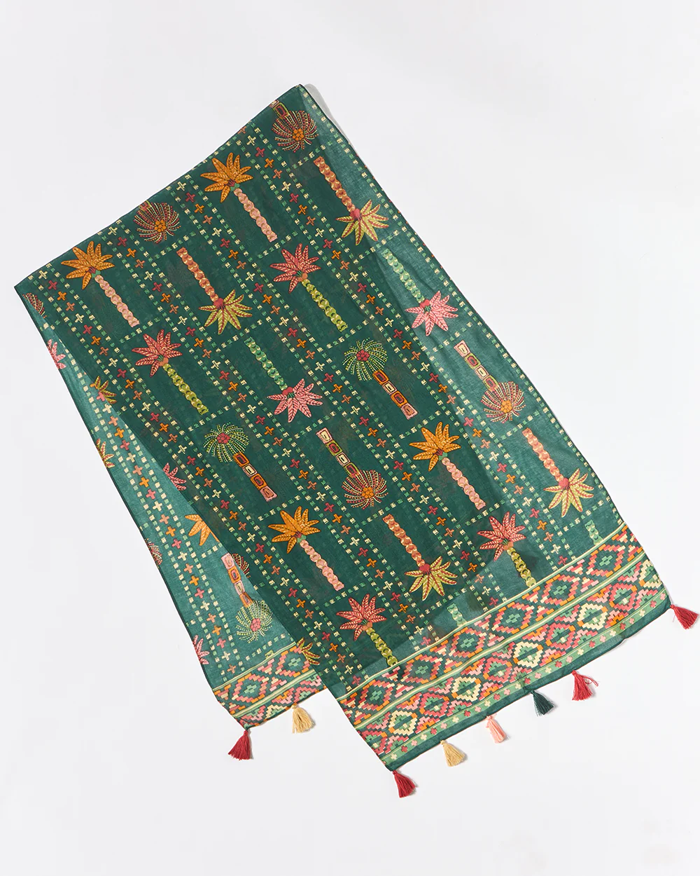 Palm Kilim Scarf | Digital Nomad - Image 5