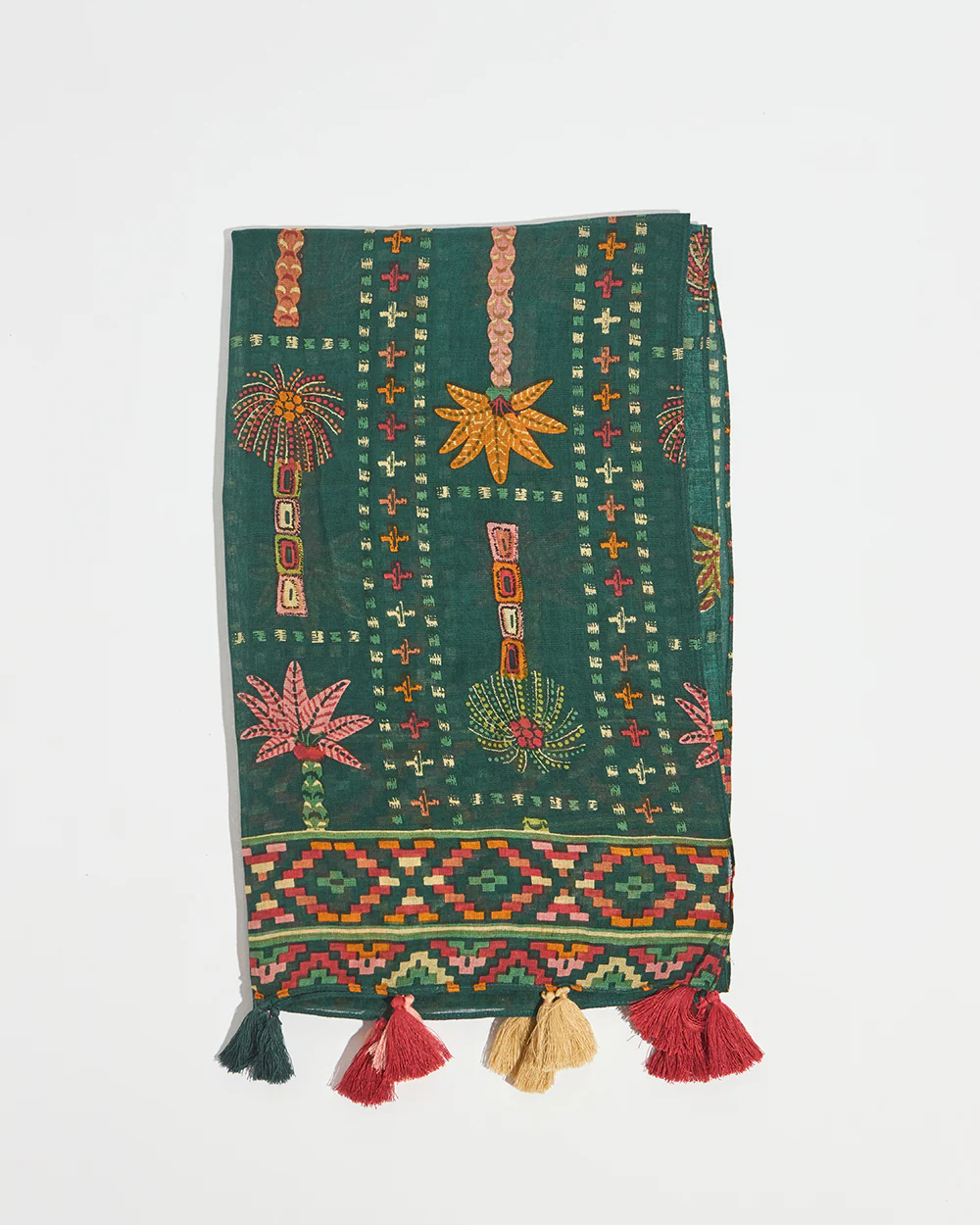 Palm Kilim Scarf | Digital Nomad - Image 6