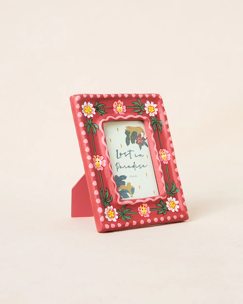 Wild Bloom Paper Mache Photo Frame | Lost in Paradise - Image 2