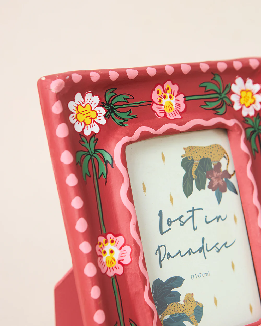 Wild Bloom Paper Mache Photo Frame | Lost in Paradise - Image 3