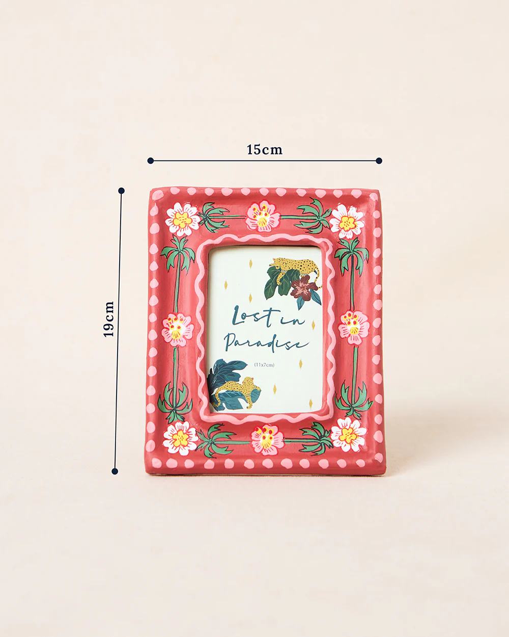 Wild Bloom Paper Mache Photo Frame | Lost in Paradise - Image 5