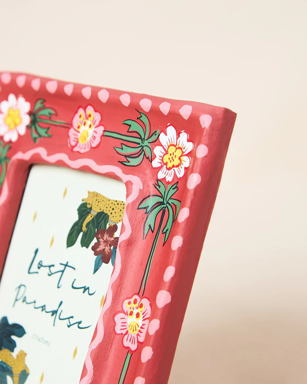Wild Bloom Paper Mache Photo Frame | Lost in Paradise - Image 8