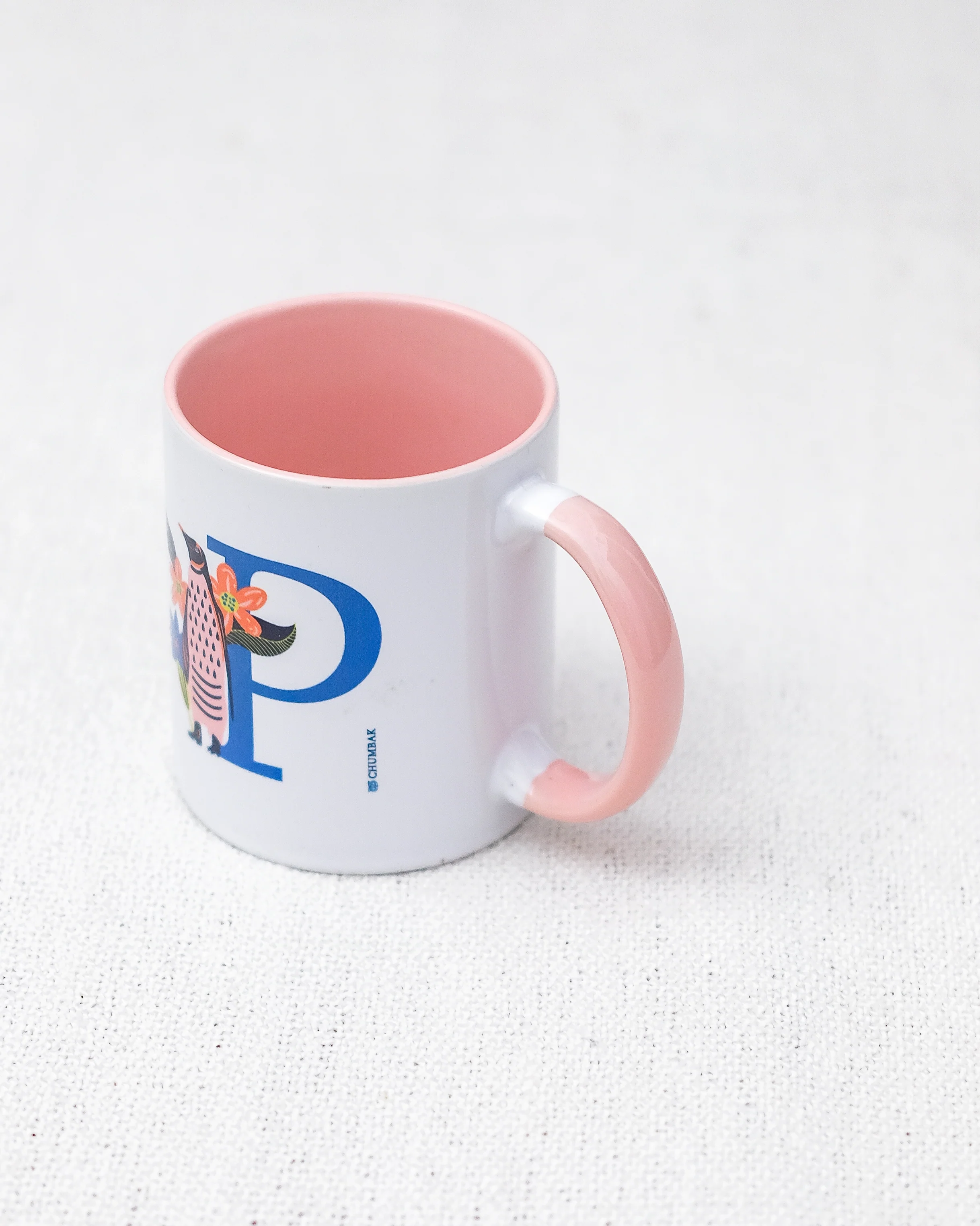 Penguin Mug – P | Gloss Finish - Image 4
