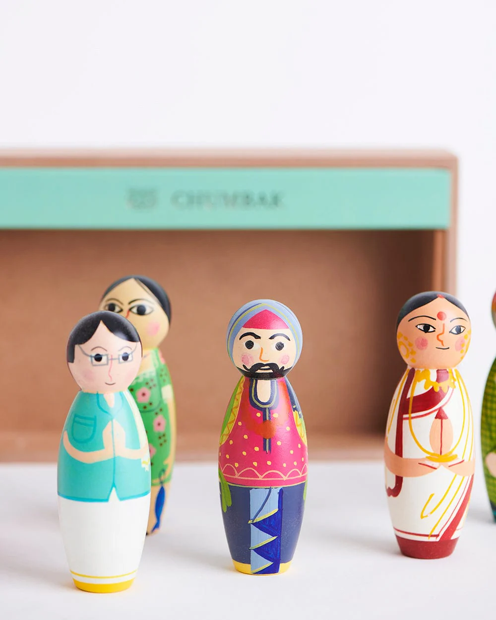 People of India Figurines Gift Box - Set of 6 - Image 5