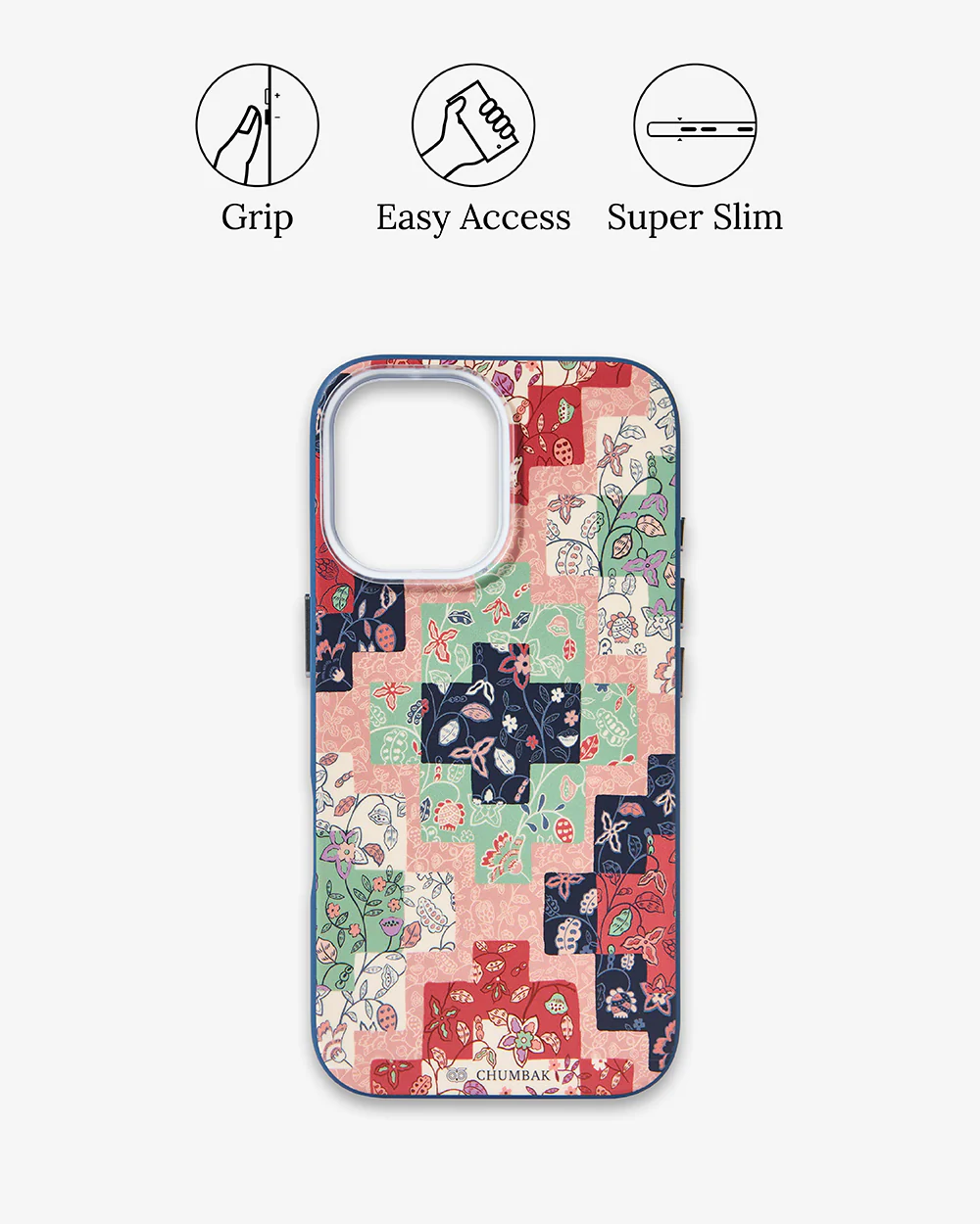 Phone Case Cover for iPhone 16 - Batik Patchprint - Image 7