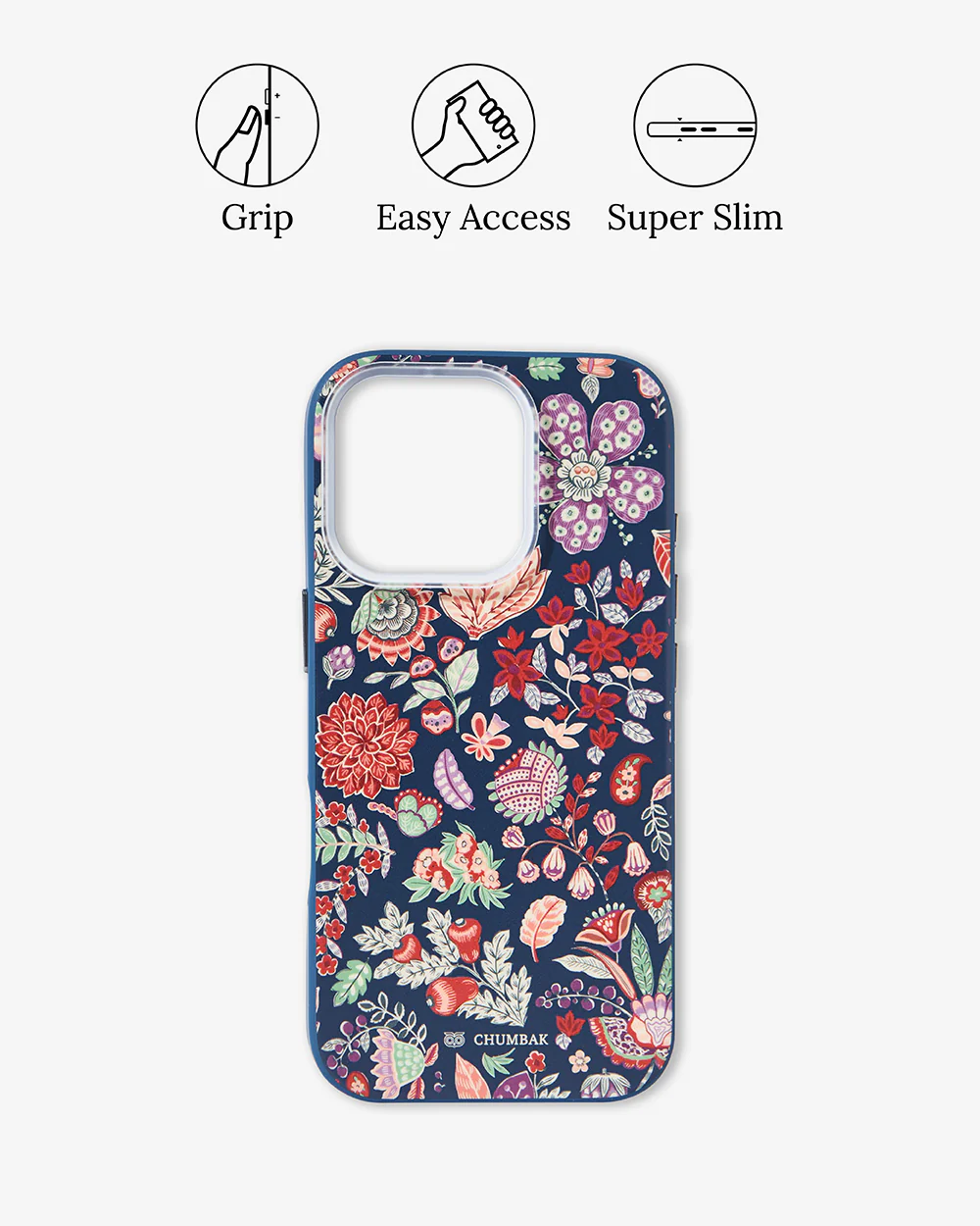 Phone Case Cover for iPhone 16 Pro - Batik Bloom - Image 7