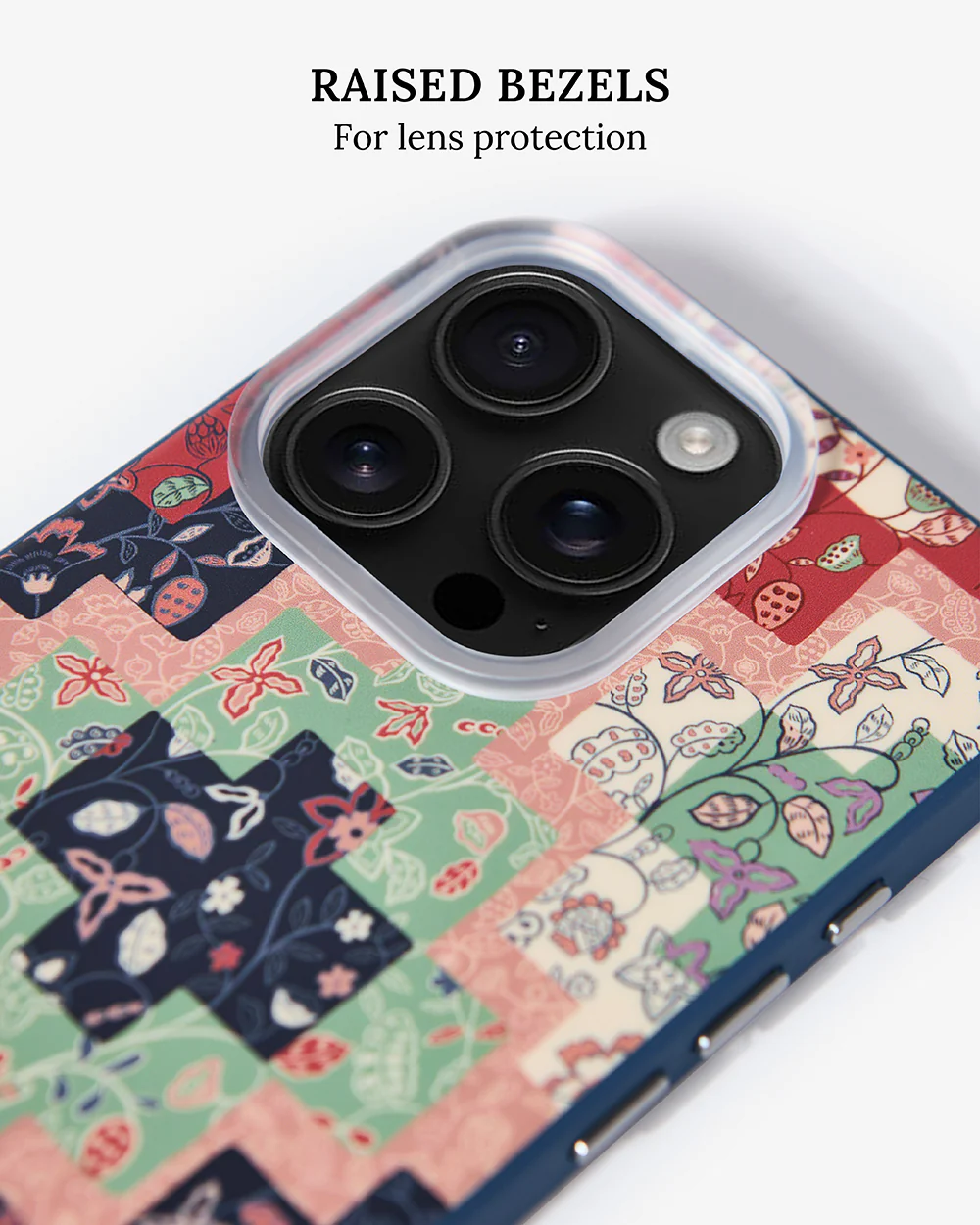 Phone Case Cover for iPhone 16 Pro - Batik Patchprint - Image 3