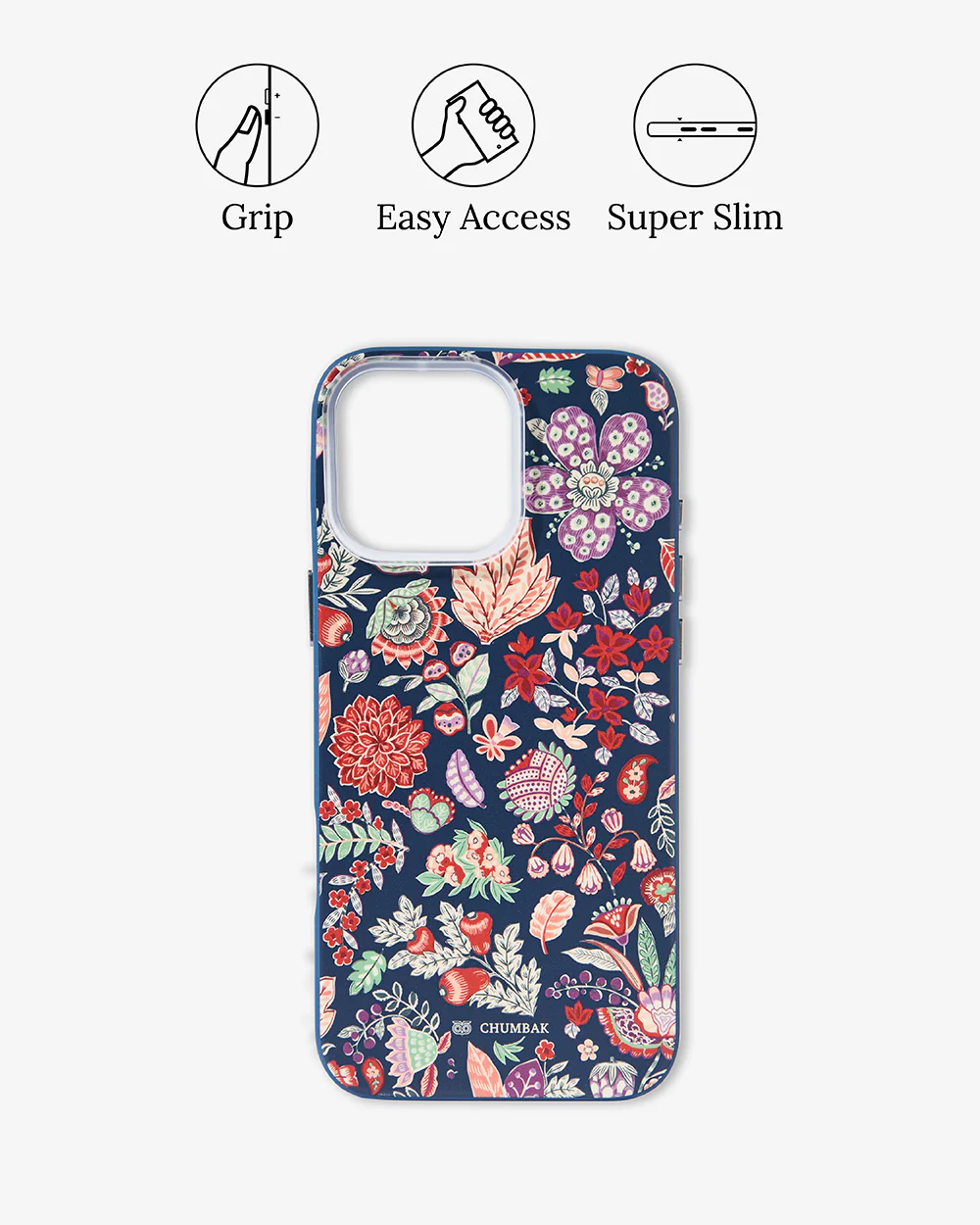Phone Case Cover for iPhone 16 Pro Max - Batik Bloom - Image 14