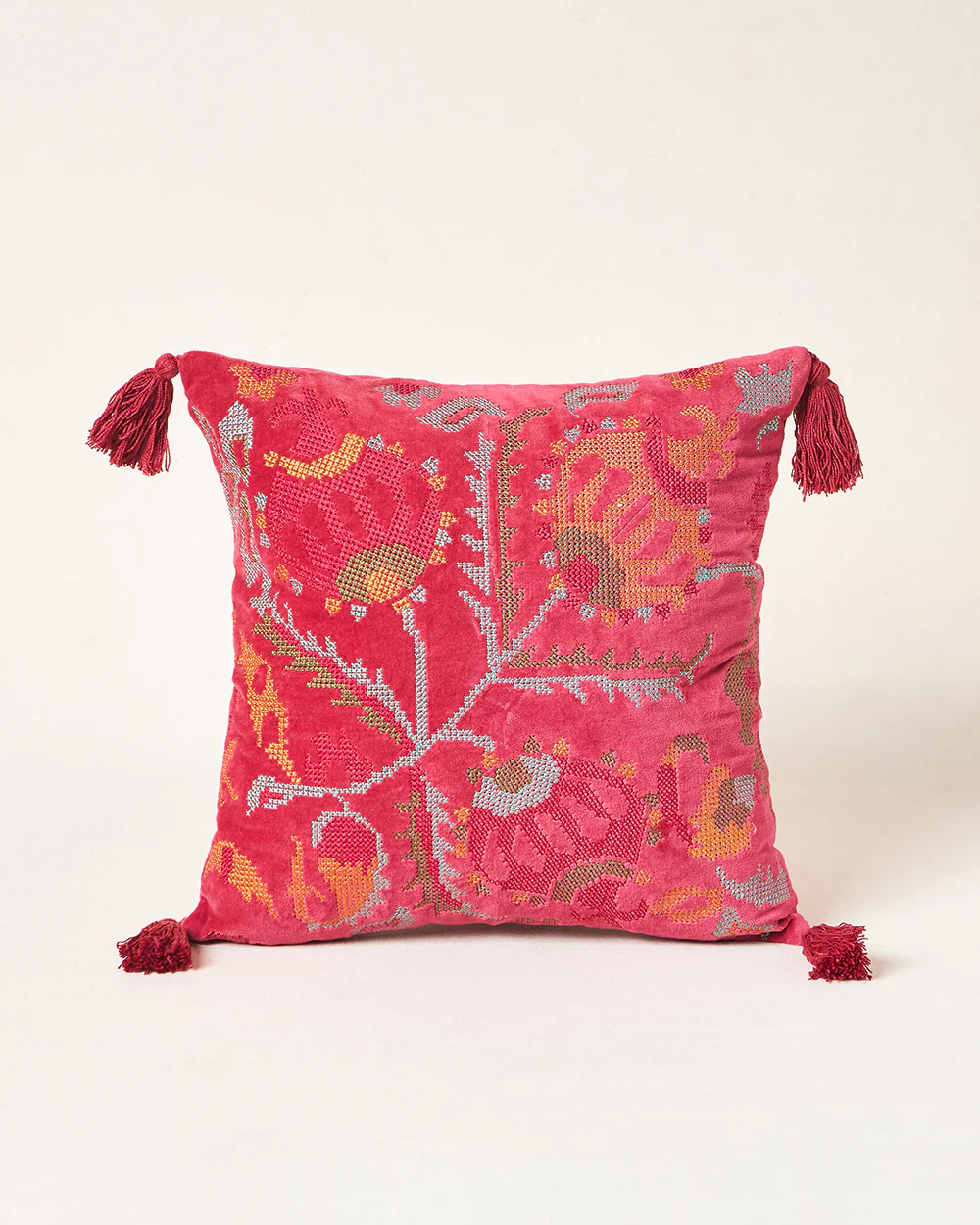 Phool Cushion Cover, 16" | Palace Memoirs - Image 2