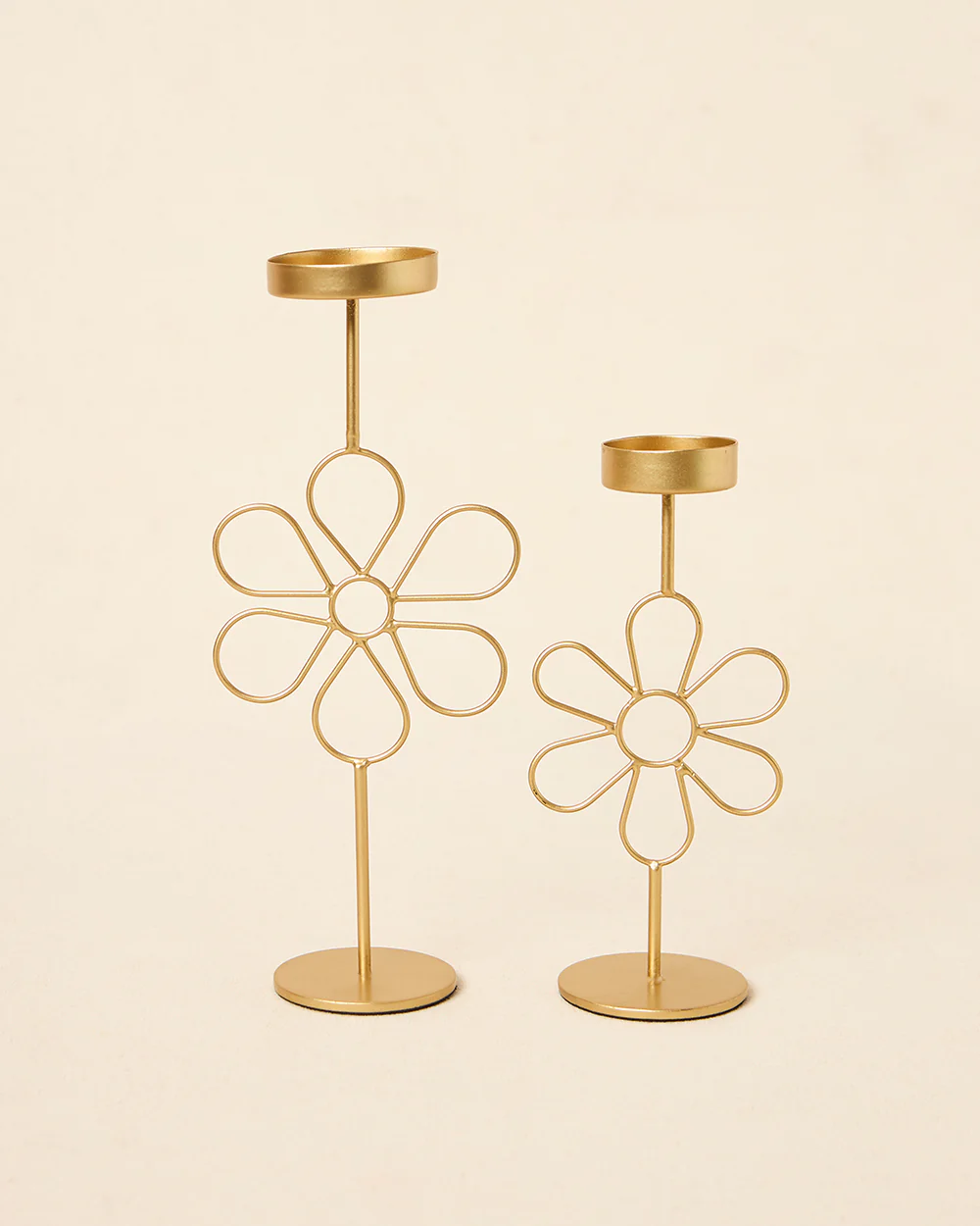 Phool Diya T-light Holders, Set of 2 | Palace Memoirs - Image 2