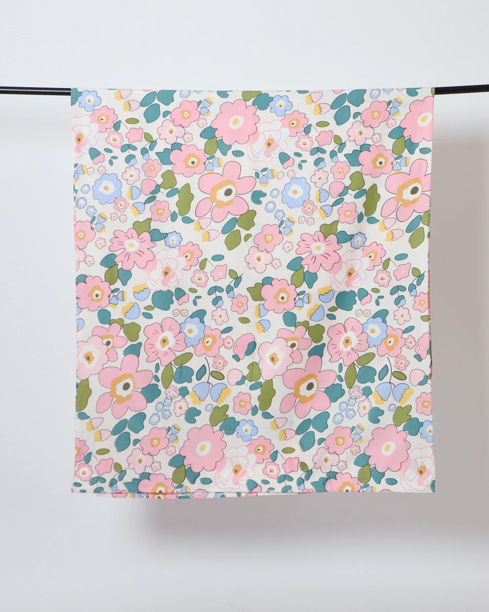 Pink Bloom - Queen Size Bedsheet Polycotton - Image 5