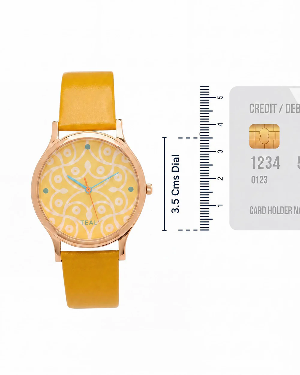 TEAL by Chumbak Pixel Blossom Wrist Watch - Image 5