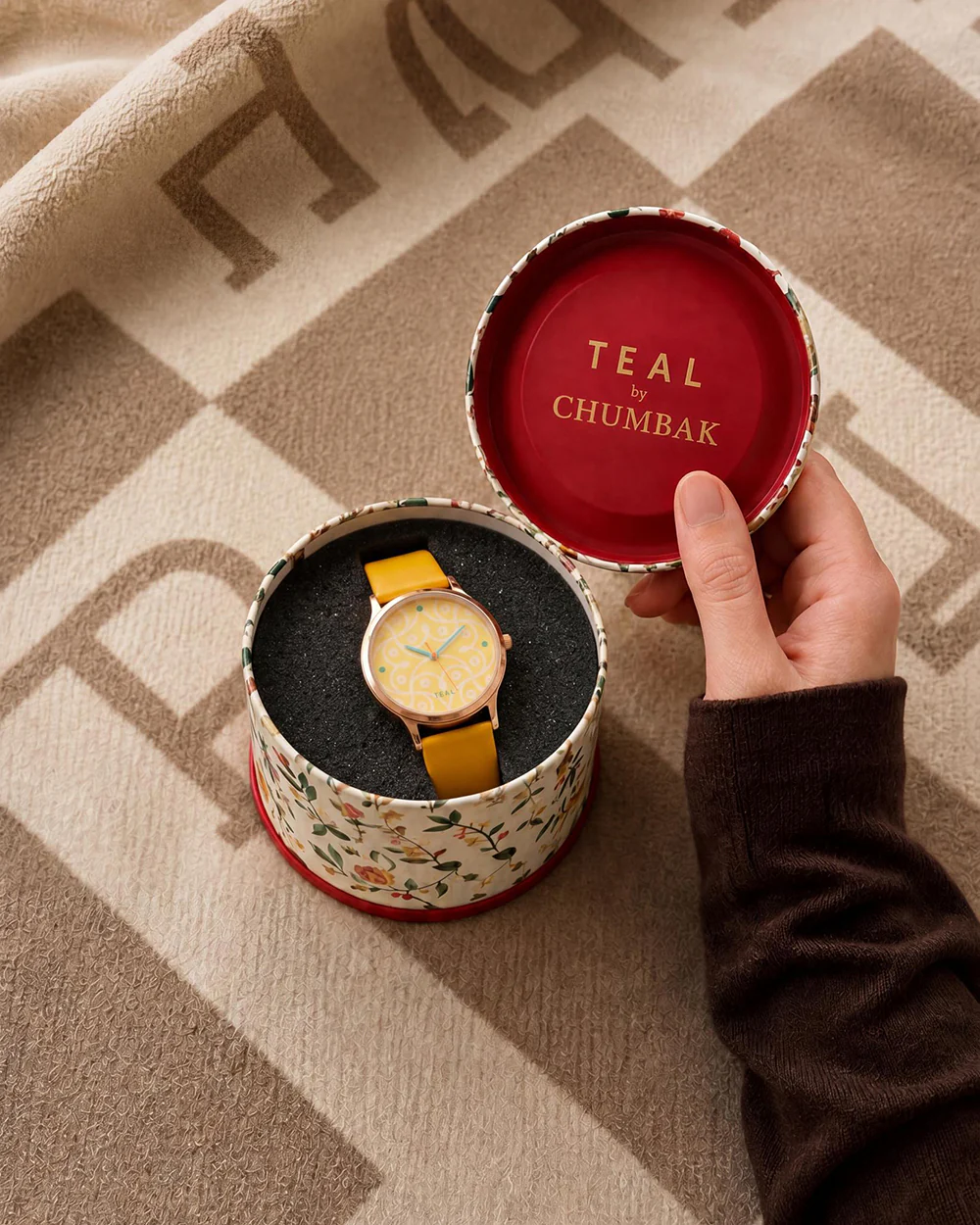TEAL by Chumbak Pixel Blossom Wrist Watch - Image 7