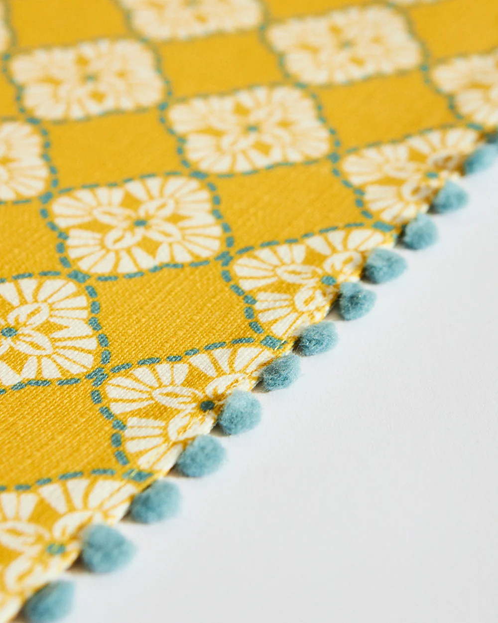 Pixel Jaal Table Runner - Yellow - Image 3