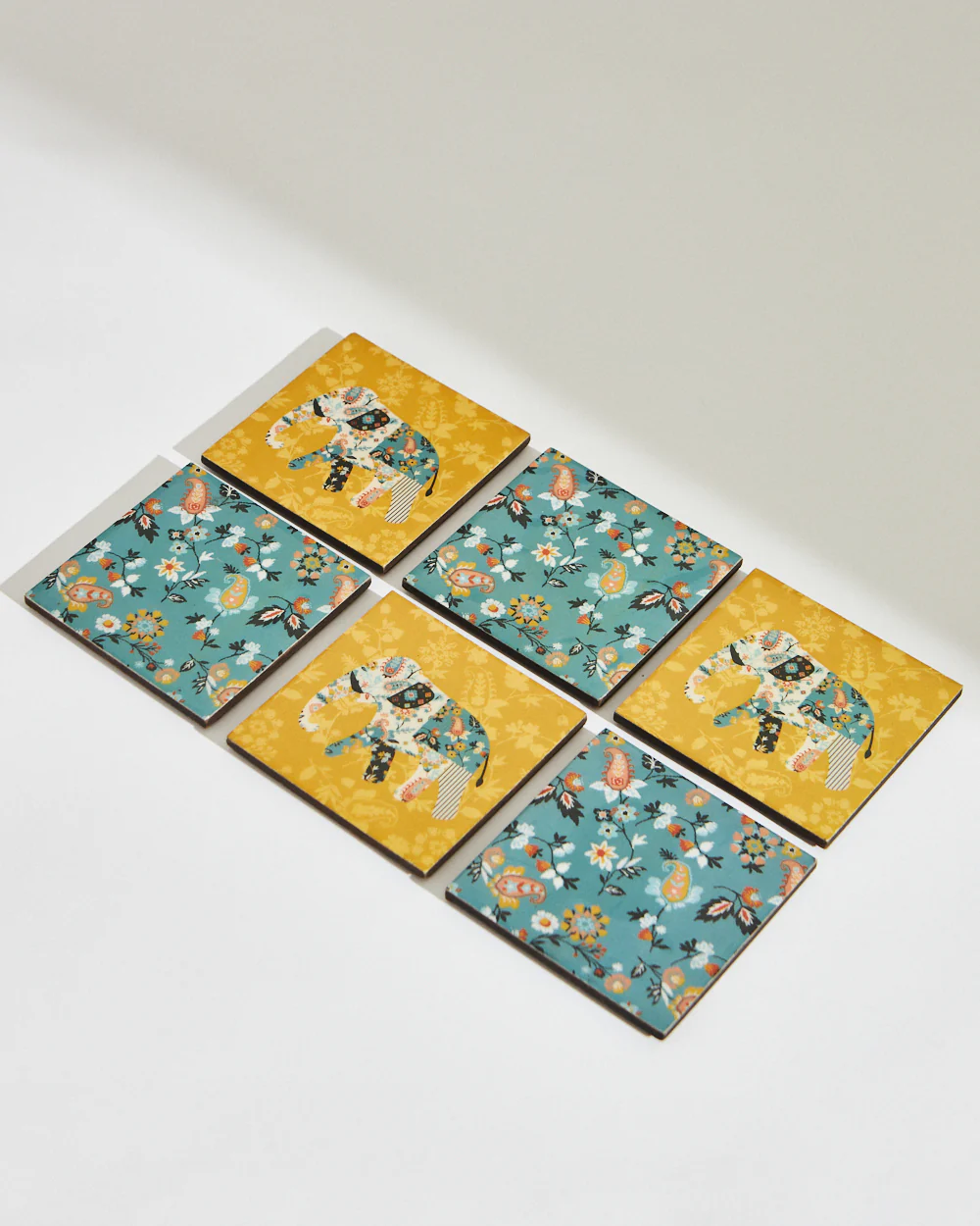 Pixel Paisley Coasters (Set of 6) - Image 2