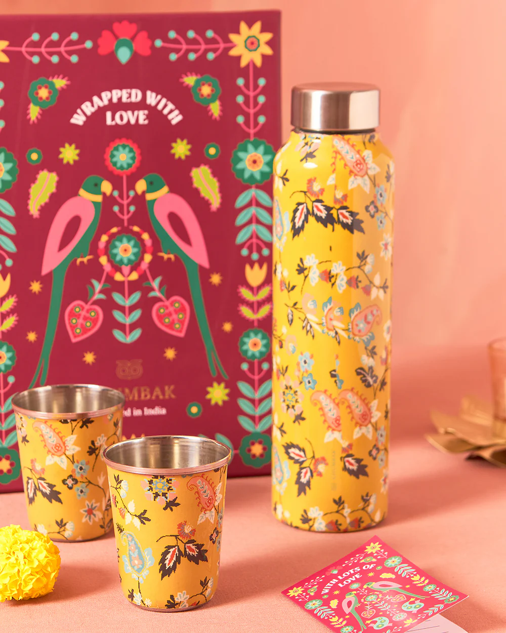 Pixel Paisley Drinkware Gift Set of 3 - Image 4