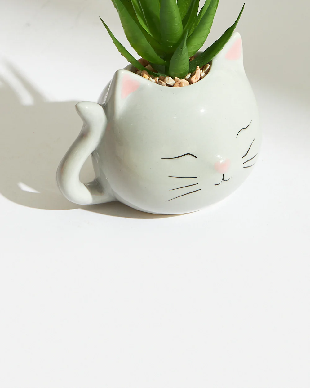 Blushing Cat Planter - Image 6
