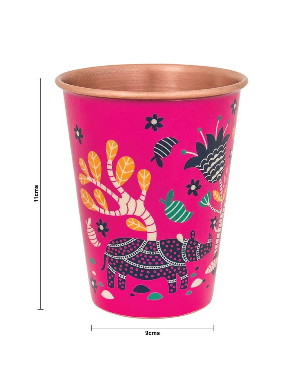 Jungle Folk Copper Tumbler - Large - Image 6