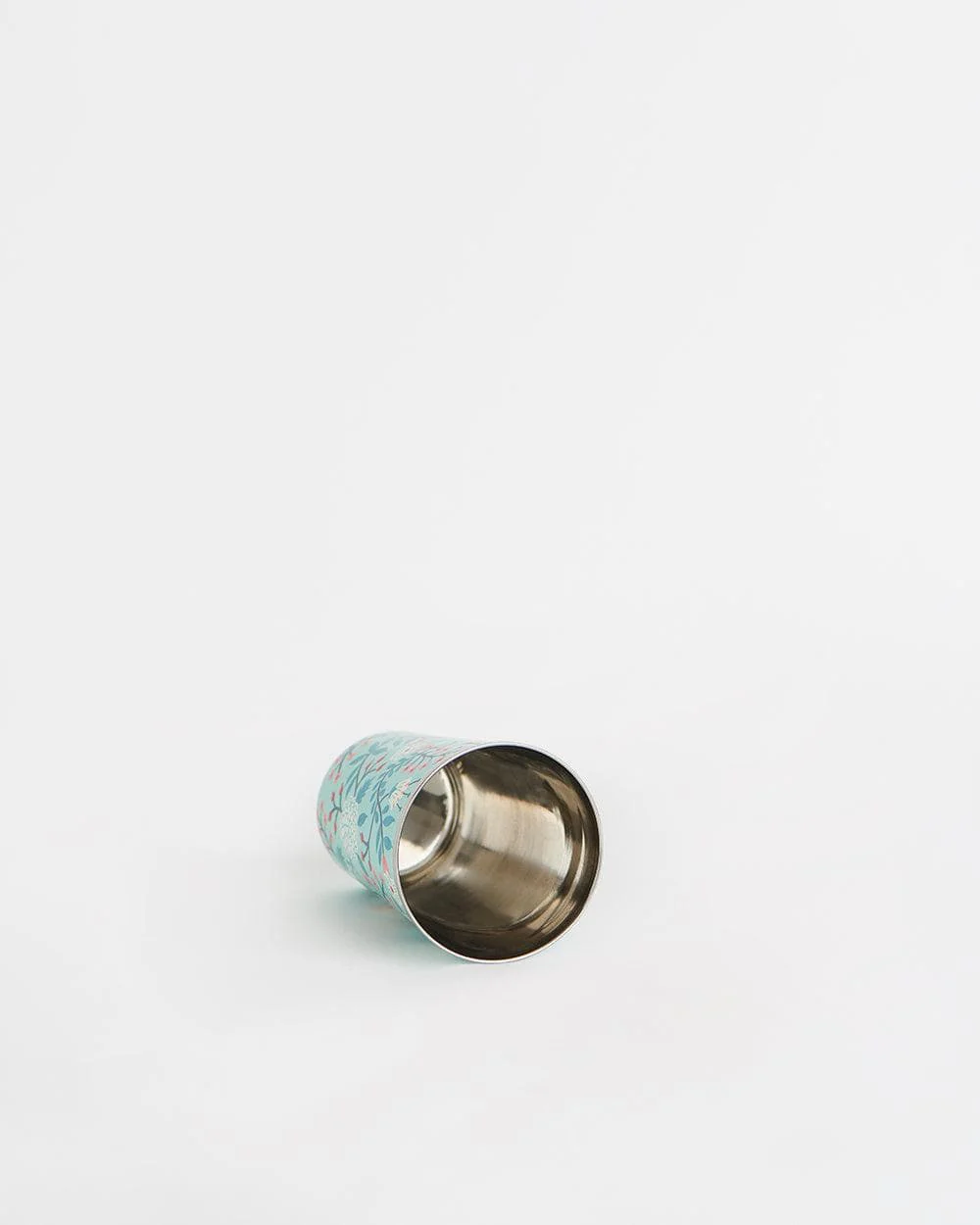 Blue Floral Steel Tumbler Large - Image 3