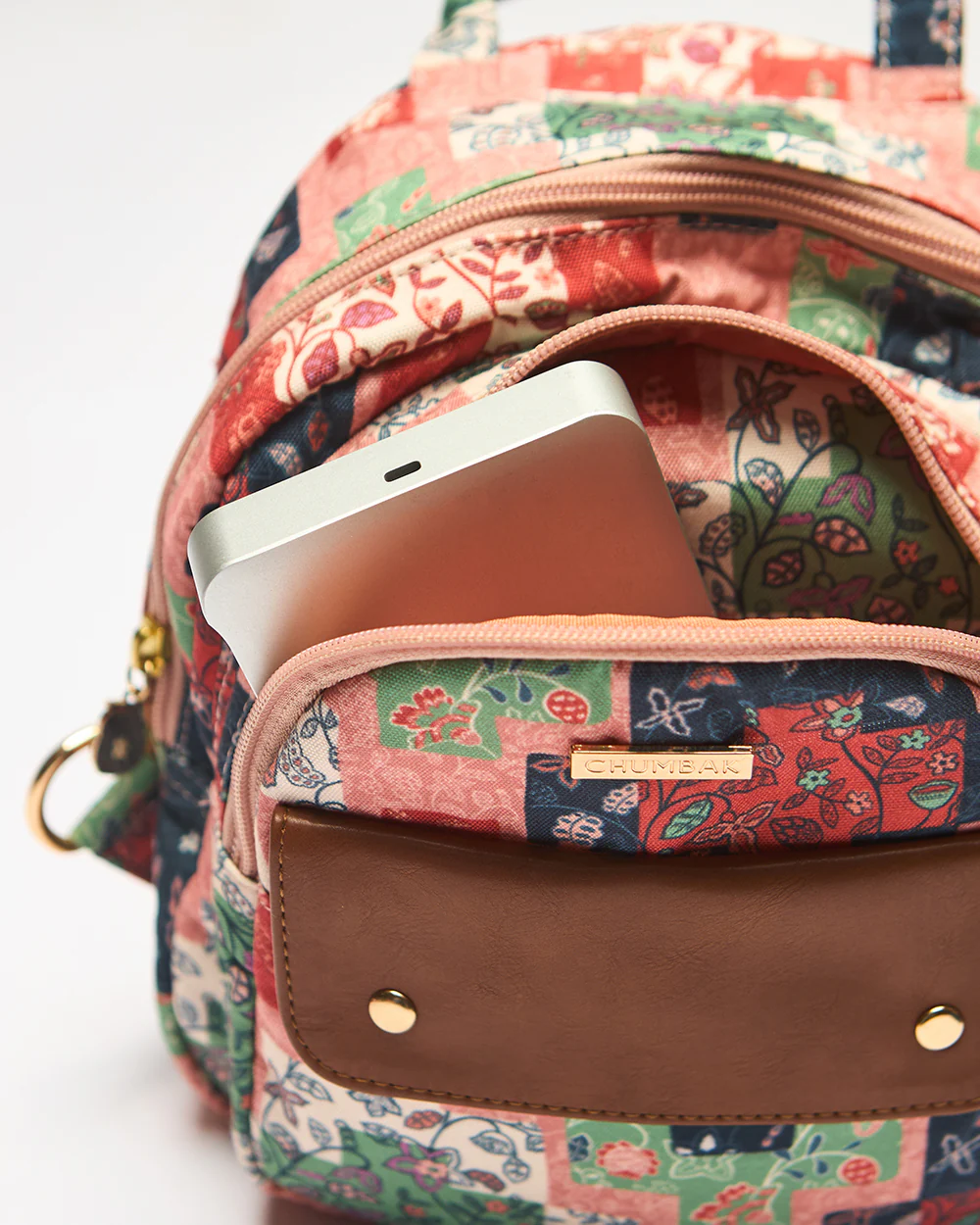 Raasta Mini Backpack - Batik Patch-print | Digital Nomad - Image 6