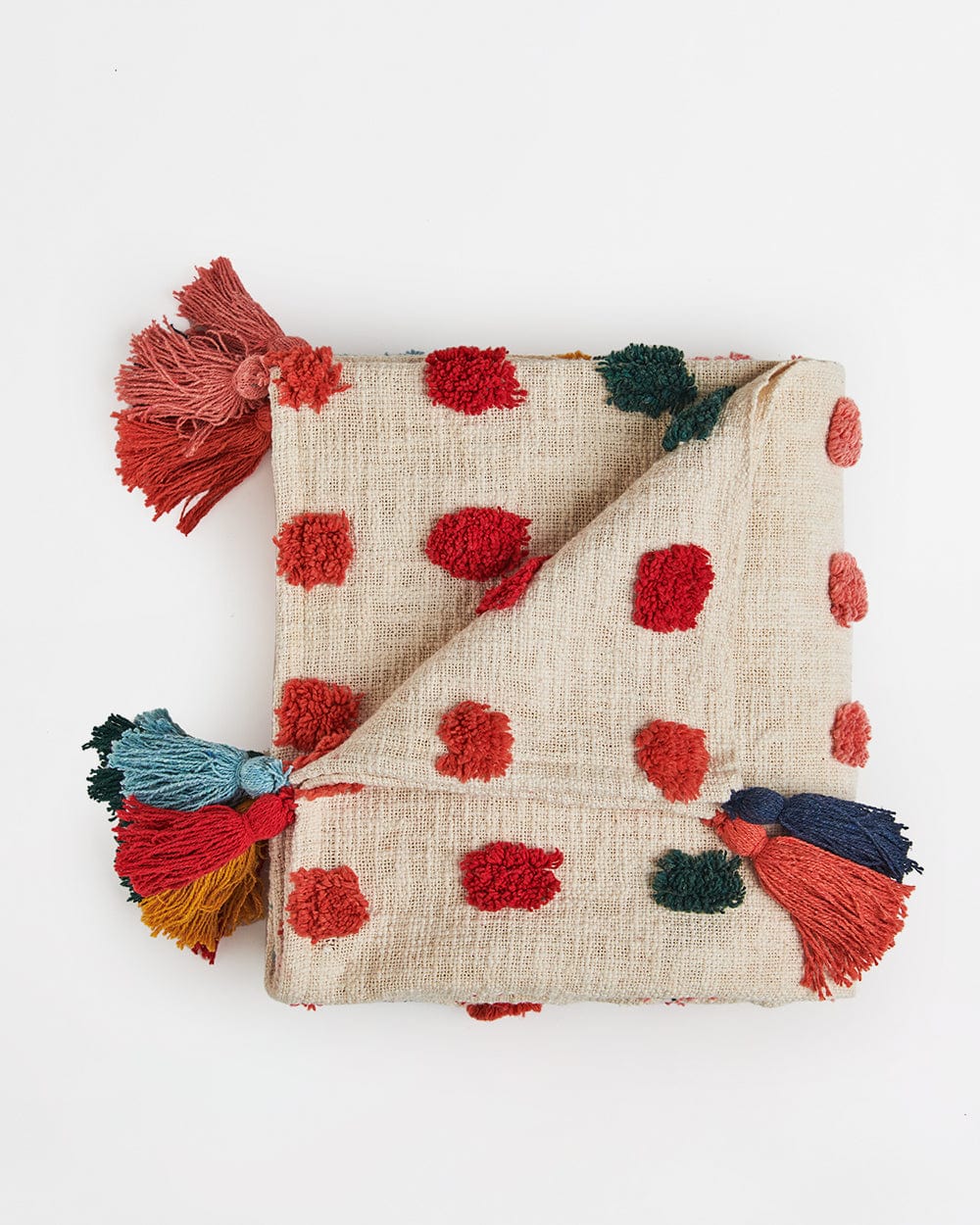 Rainbow Tassel Throw - Image 3