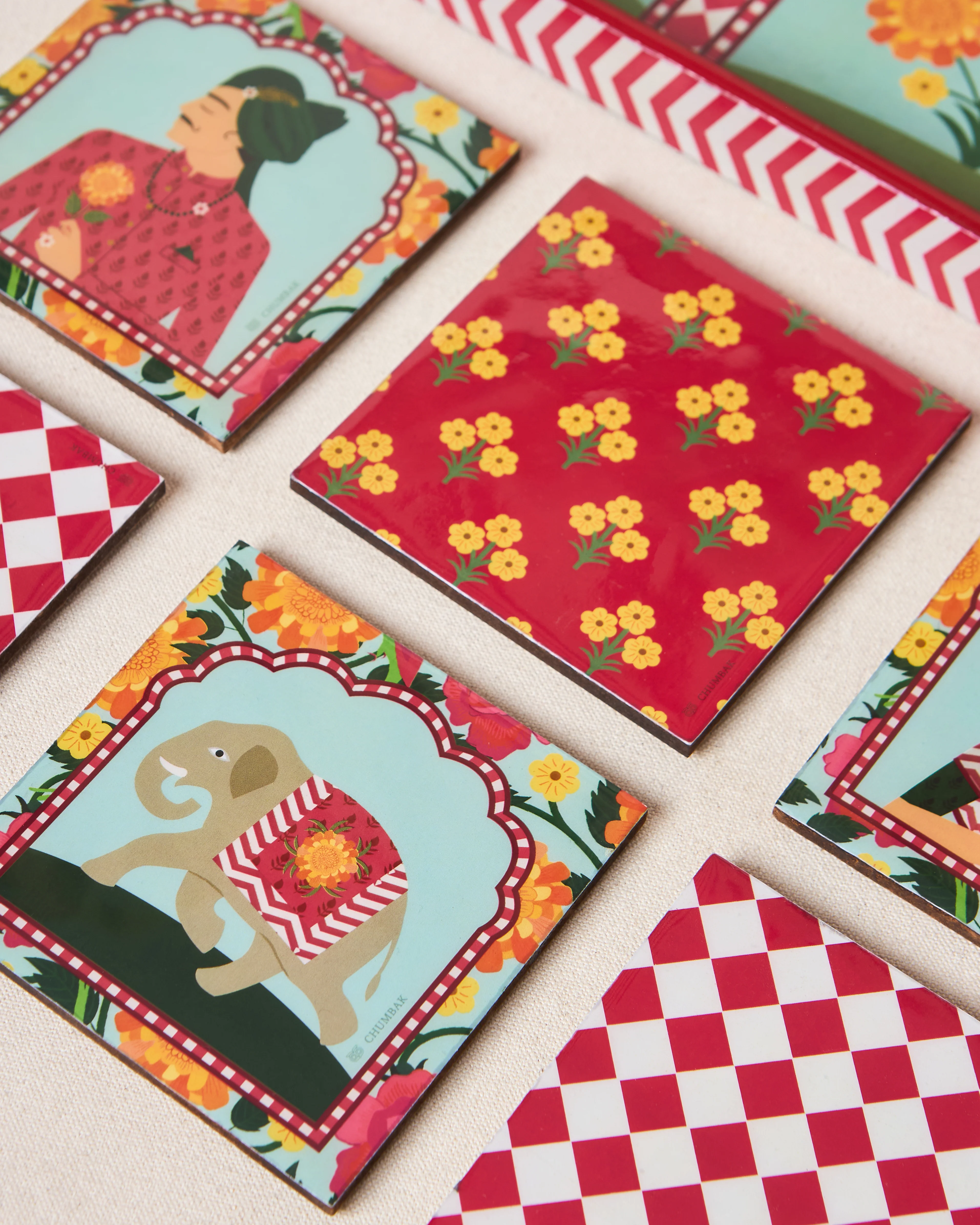 Rajmahal Serving Gift Set  - Set of 7 | Palace Memoirs - Image 2