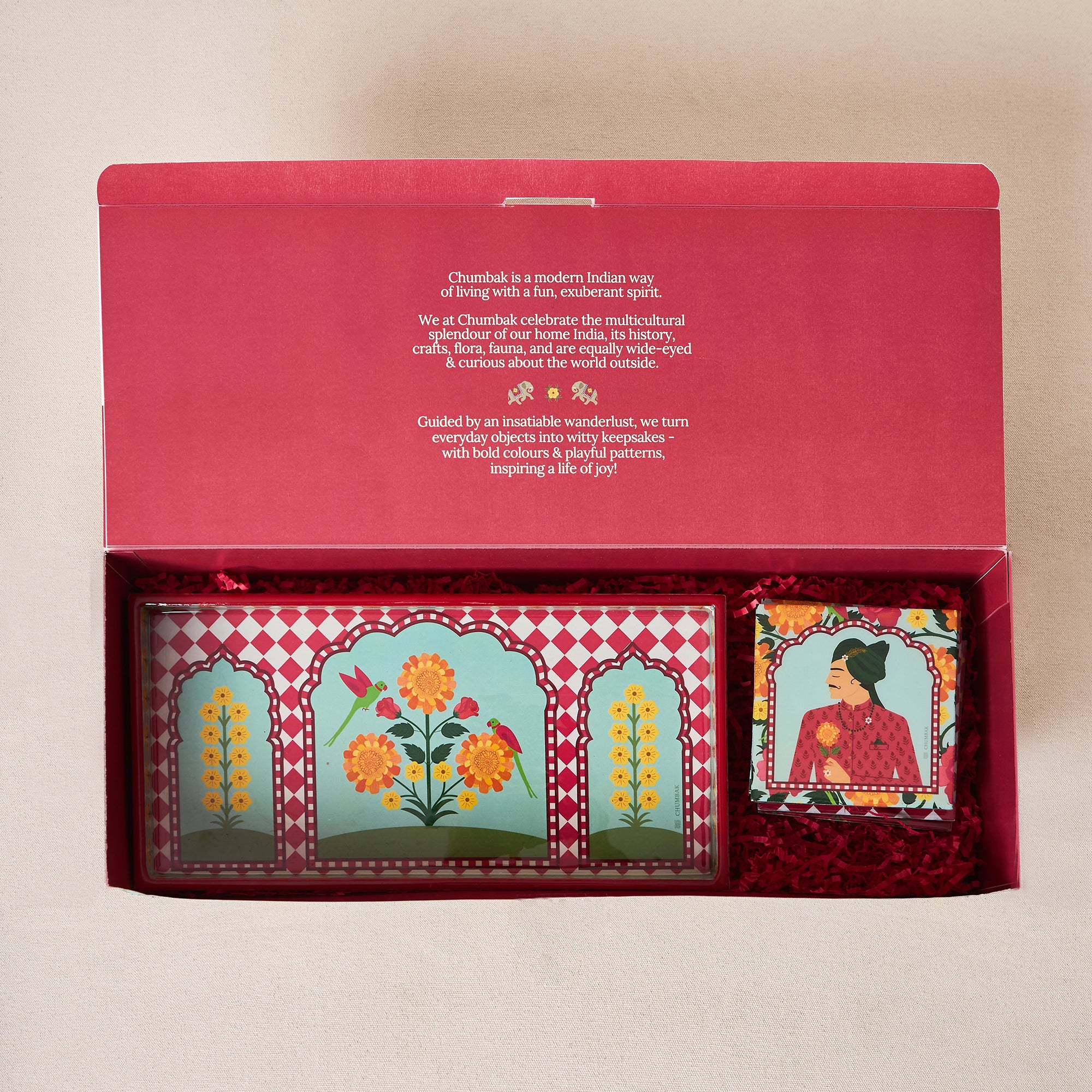 Rajmahal Serving Gift Set  - Set of 7 | Palace Memoirs - Image 4