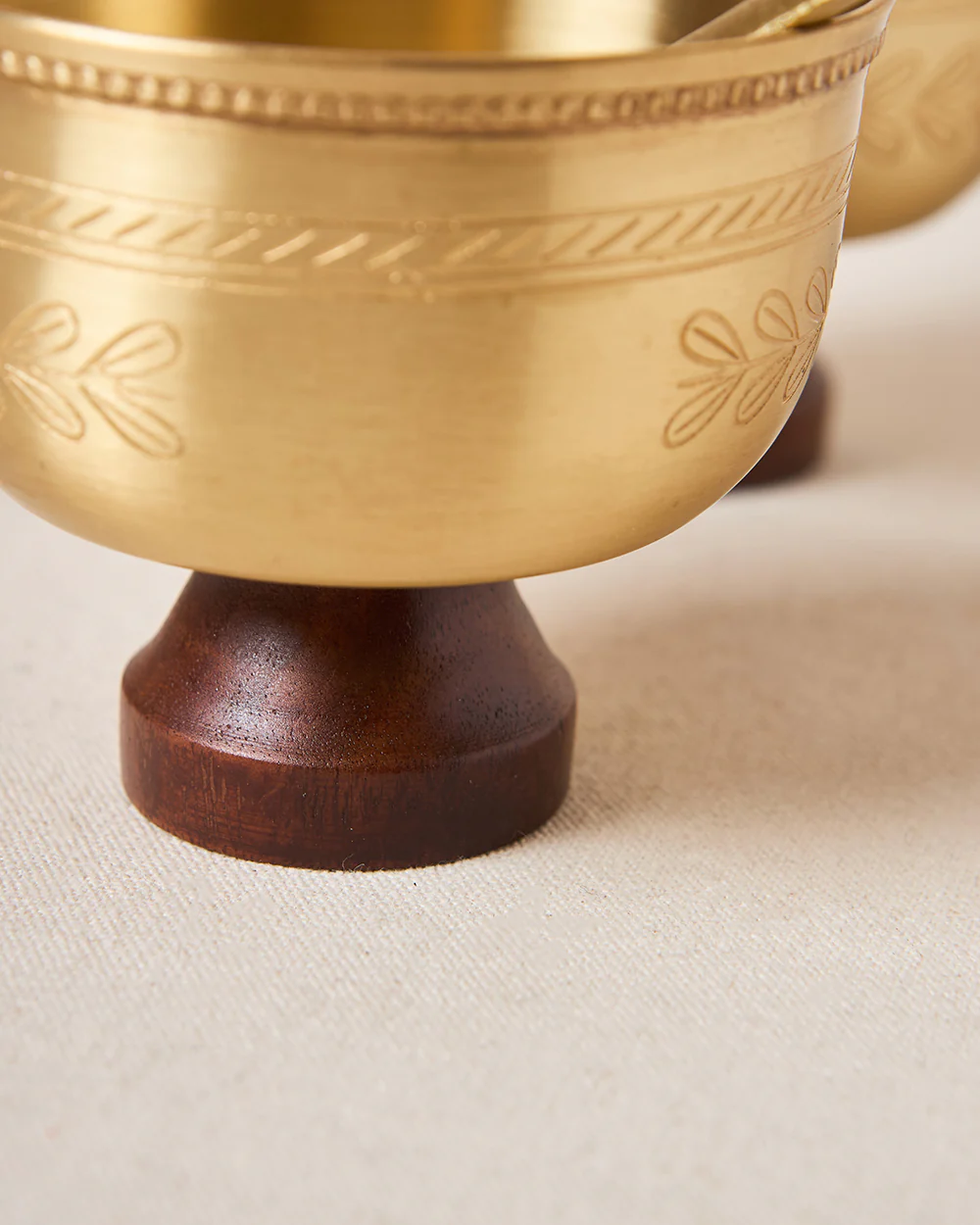 Rani Bagh Brass Dessert Bowl Gift Set - Set of 4, 180ml | Palace Memoirs - Image 5