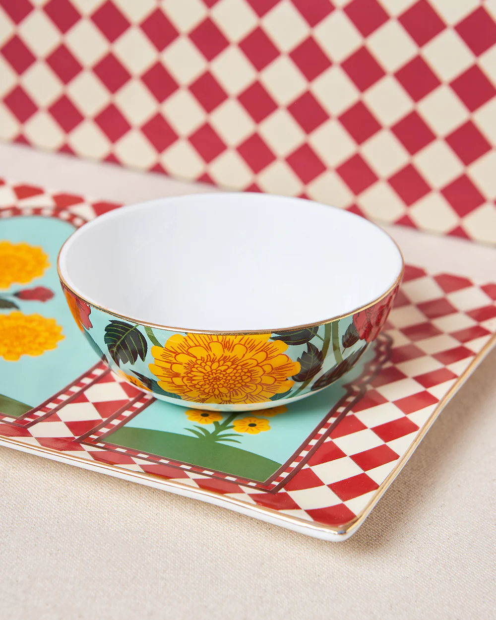 Rani Bagh Chip & Dip Platter Gift Set - Set of 3 | Palace Memoirs - Image 5