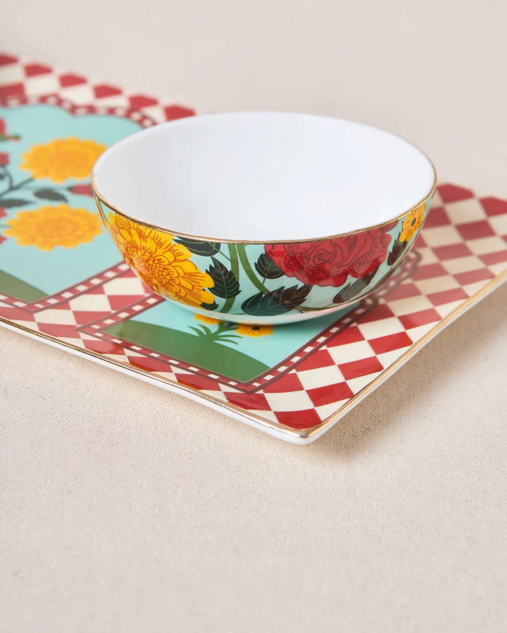 Rani Bagh Chip & Dip Platter Gift Set - Set of 3 | Palace Memoirs - Image 7