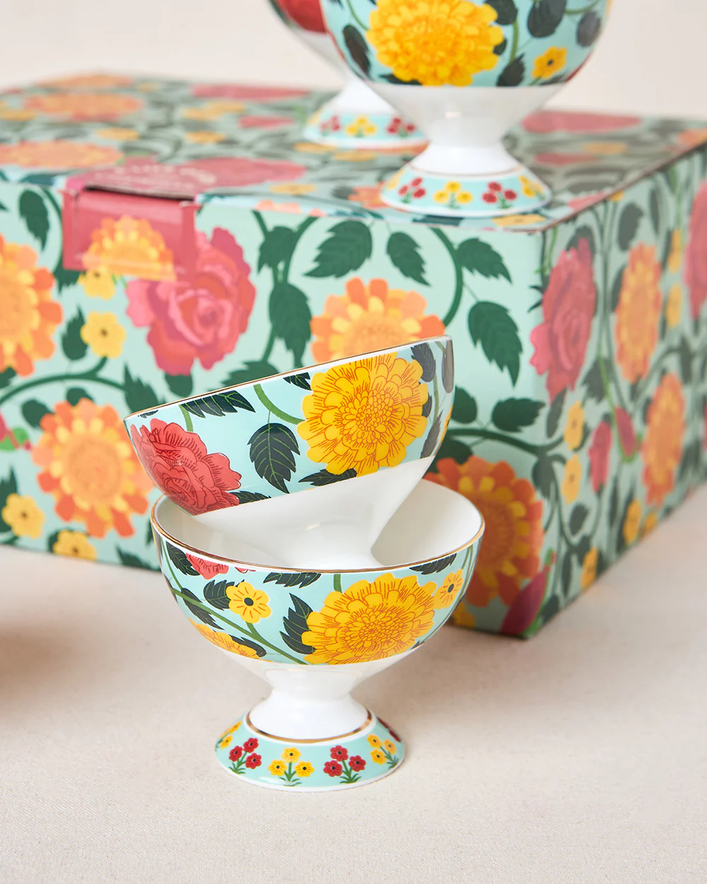 Rani Bagh Dessert Bowls Gift Set - Set of 6, 160 ml | Palace Memoirs - Image 3