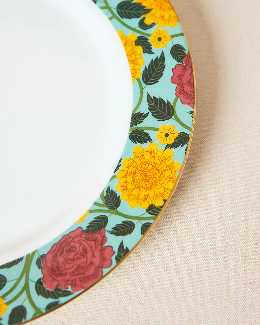 Rani Bagh Dinner Plate, 10"dia | Palace Memoirs - Image 3