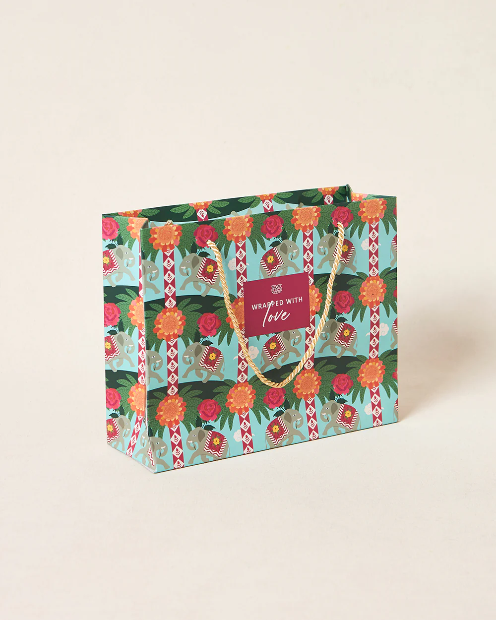 Rani Bagh Gift Bag With Tag, Horizontal | Palace Memoirs - Image 5