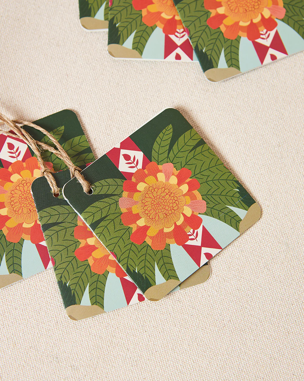 Rani Bagh Gift Tags, Set of 6 | Palace Memoirs - Image 3
