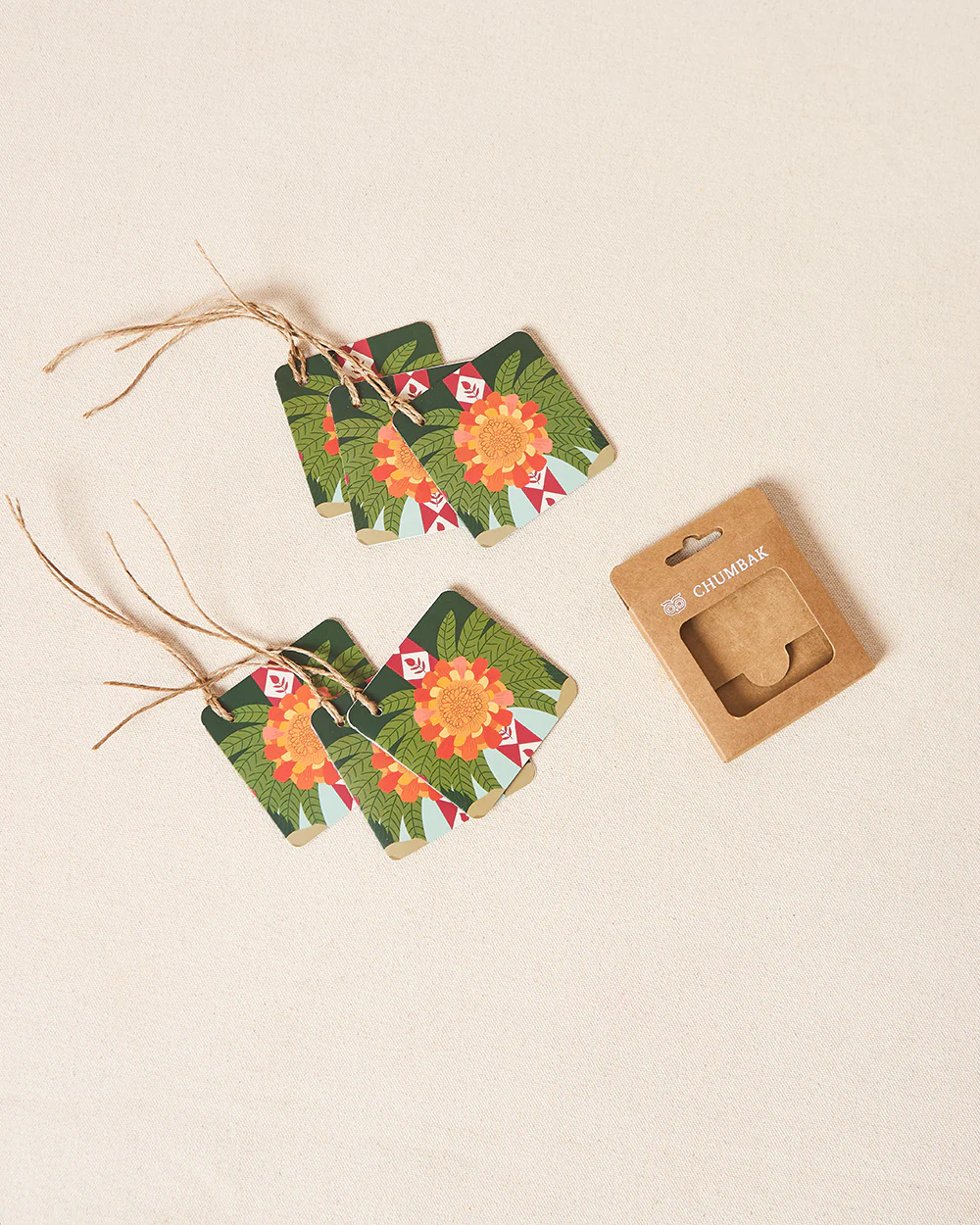Rani Bagh Gift Tags, Set of 6 | Palace Memoirs - Image 4