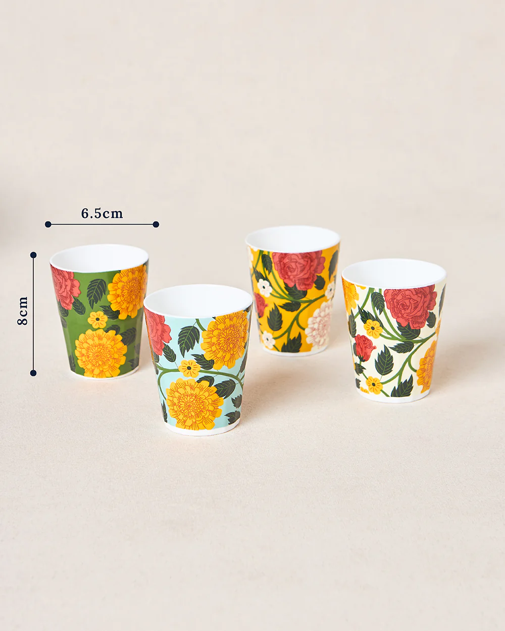 Rani Bagh Tumblers Gift Set - Set of 4, 180ml | Palace Memoirs - Image 6