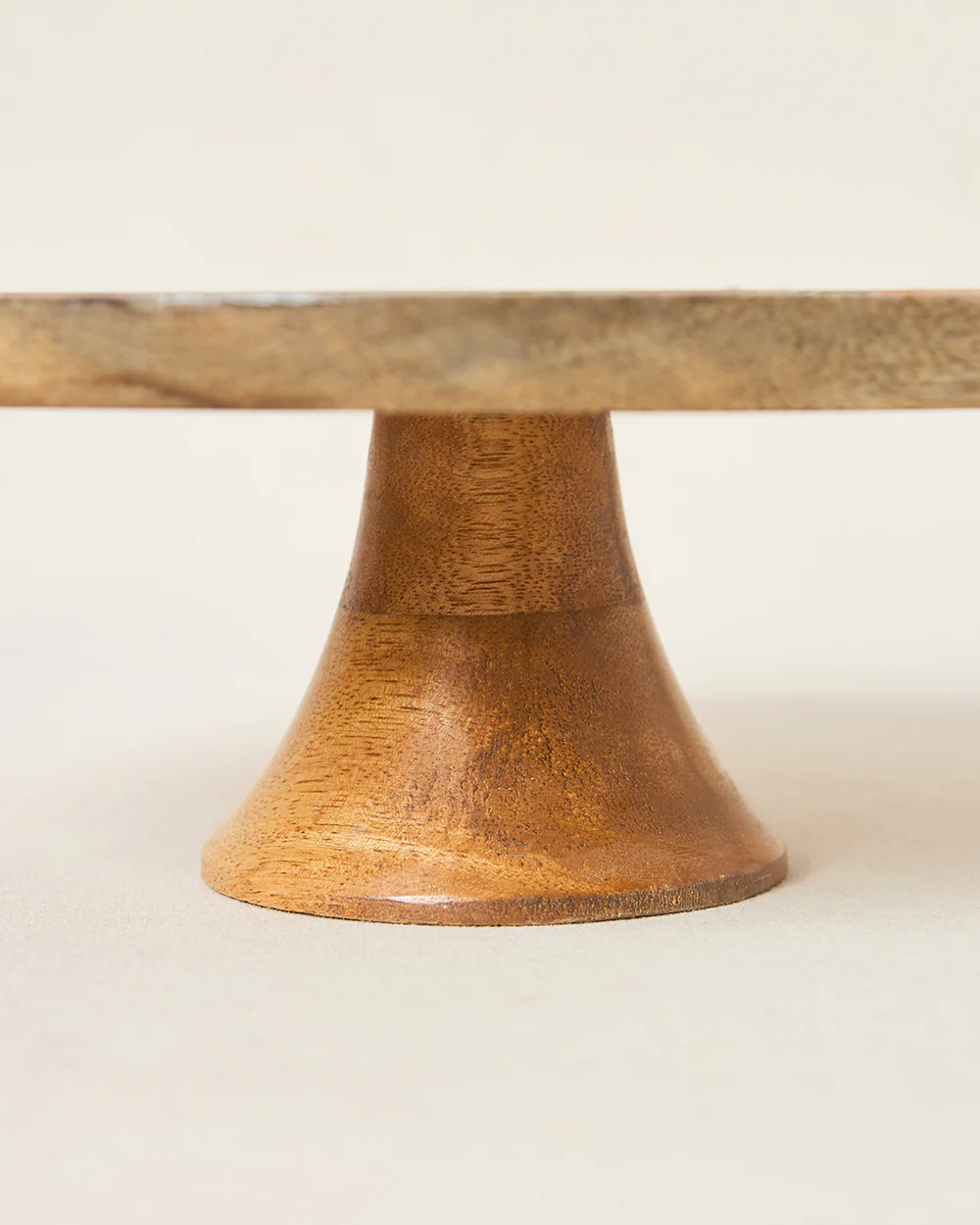 Rani Bagh Wooden Cake Stand , 10"dia | Palace Memoirs - Image 4