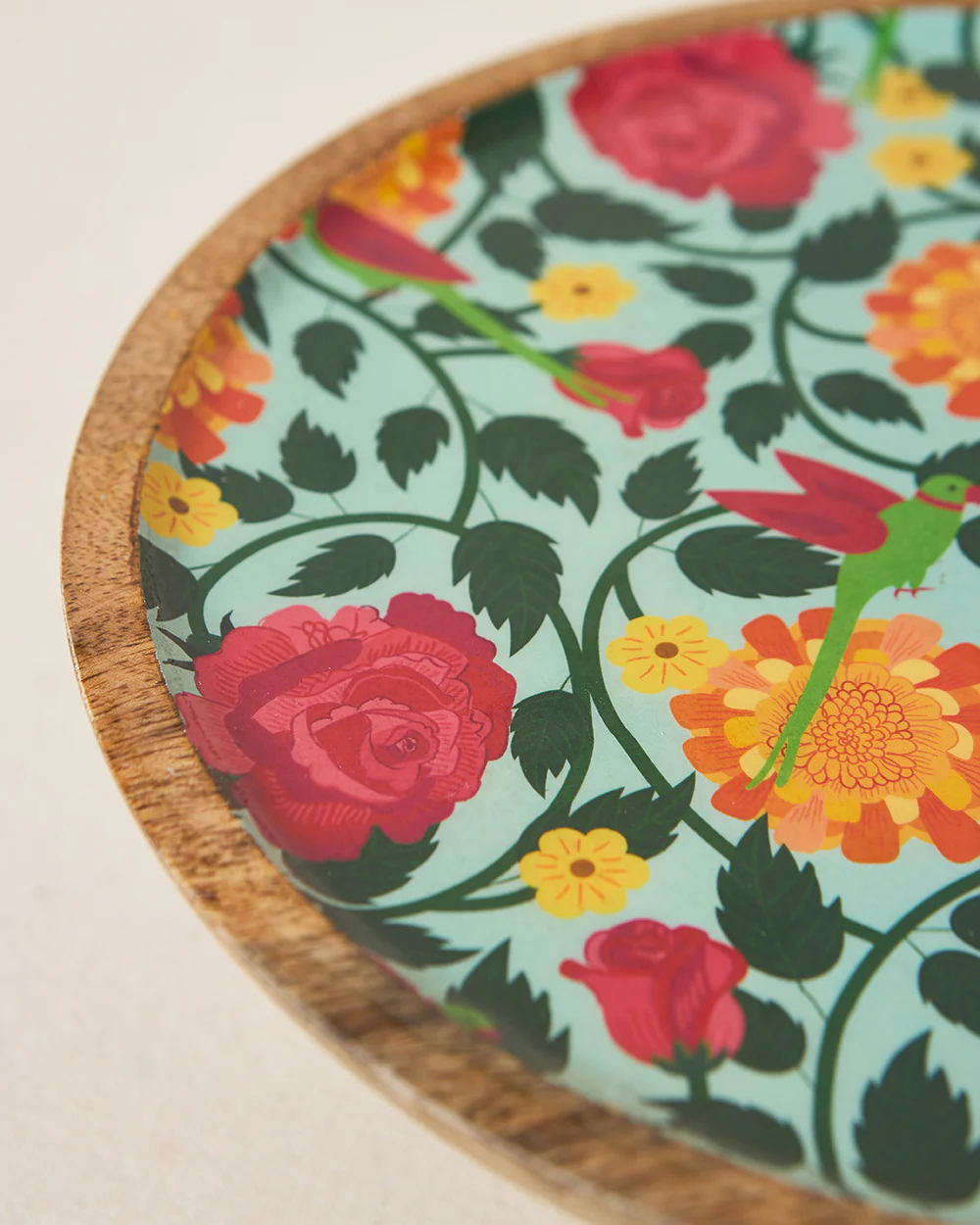 Rani Bagh Wooden Cake Stand , 10"dia | Palace Memoirs - Image 7