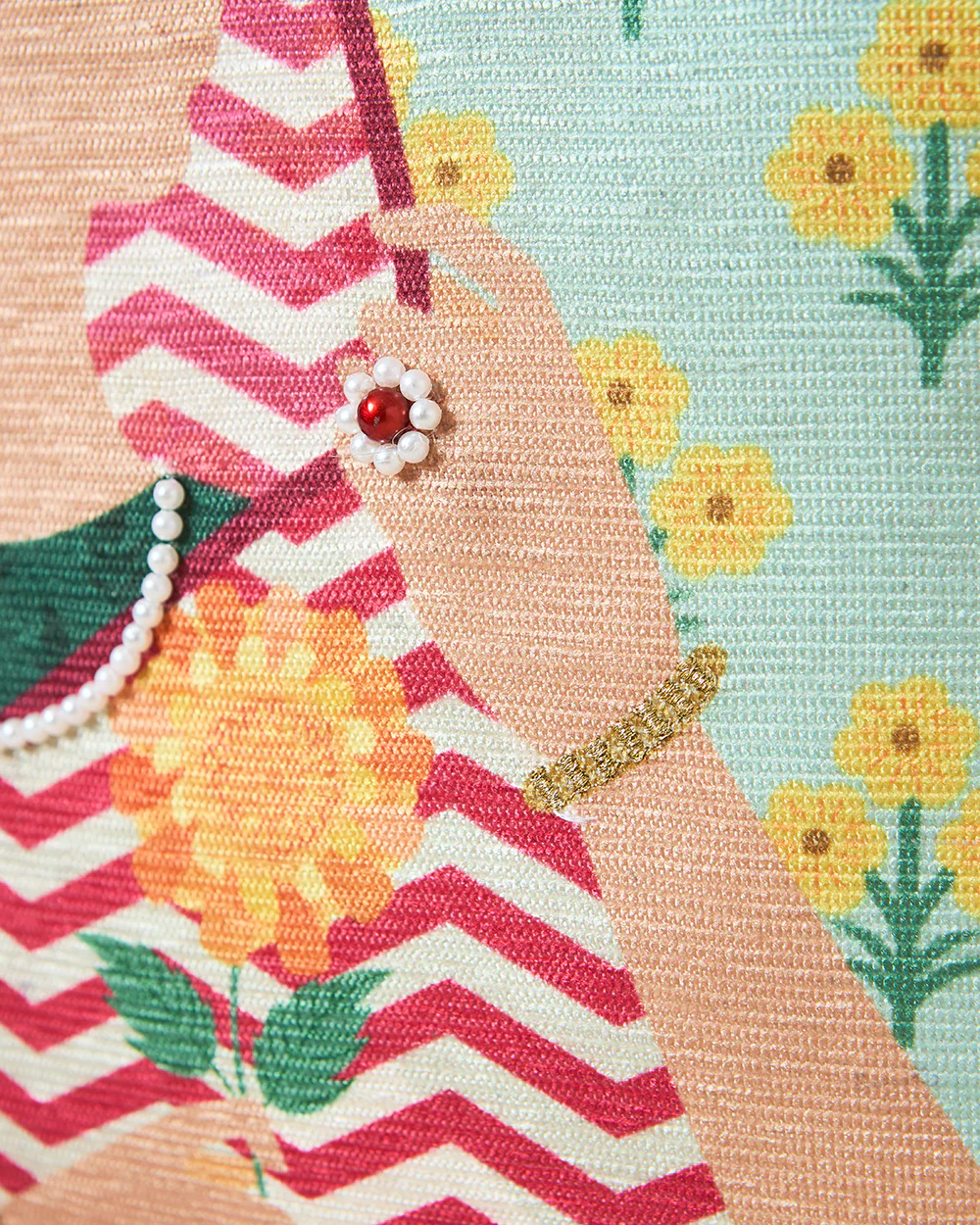 Rani Cushion Cover, 16" | Palace Memoirs - Image 4