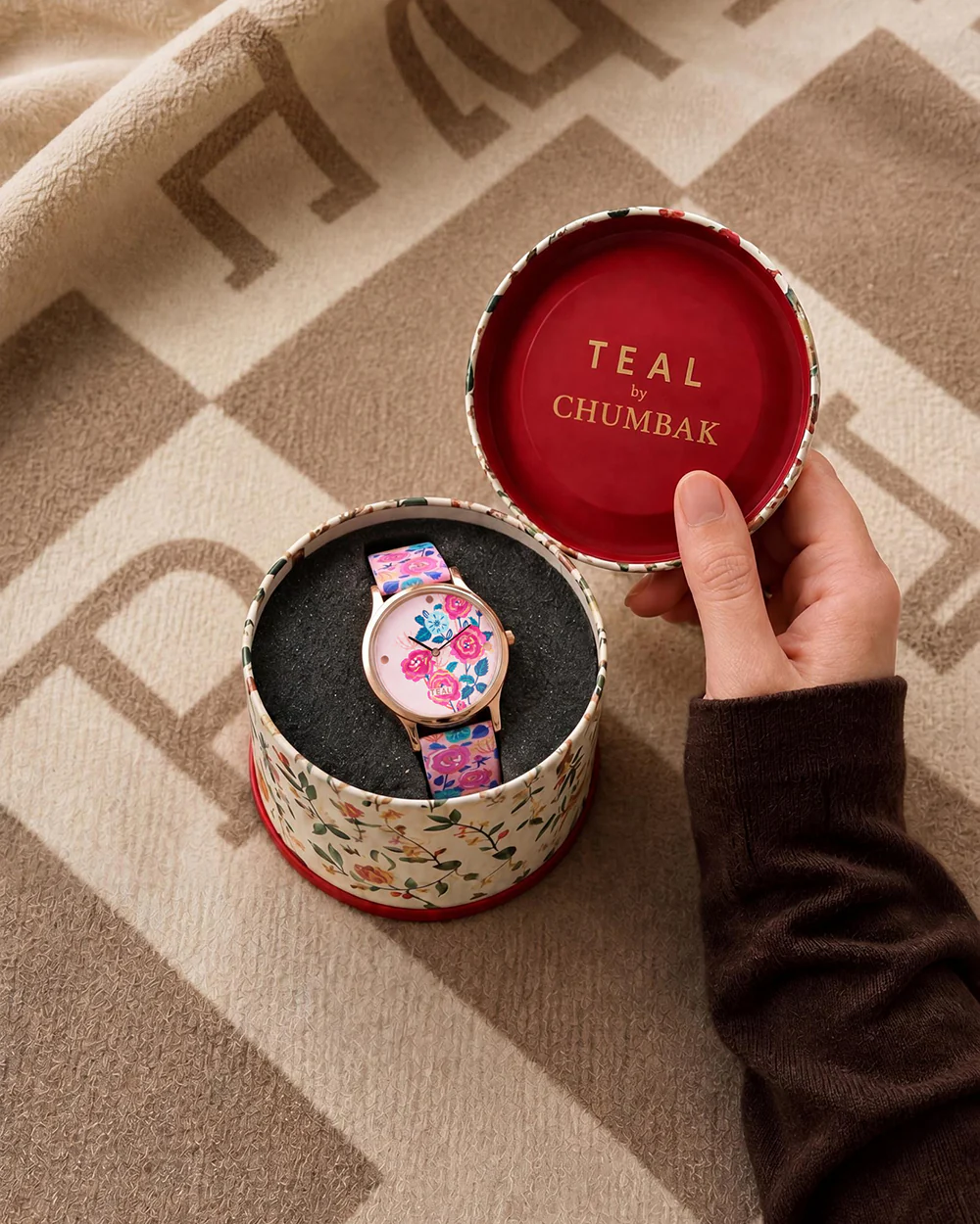 TEAL by Chumbak Rose Garden Wrist Watch - Image 7