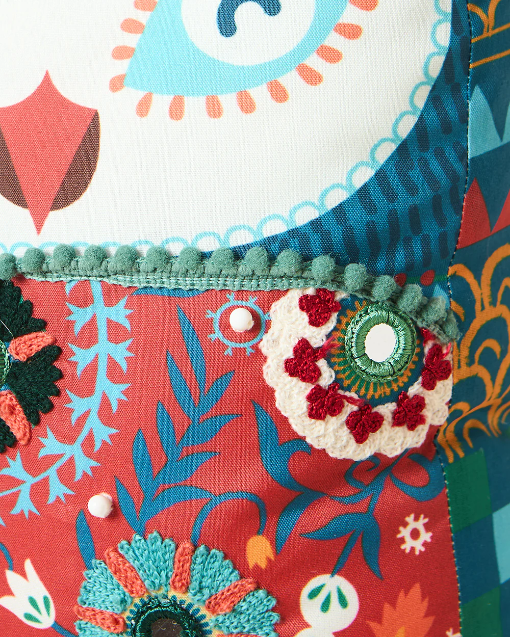 Royal Hoot Owl Shape Cushion 13"x8" | Palace Memoirs - Image 3