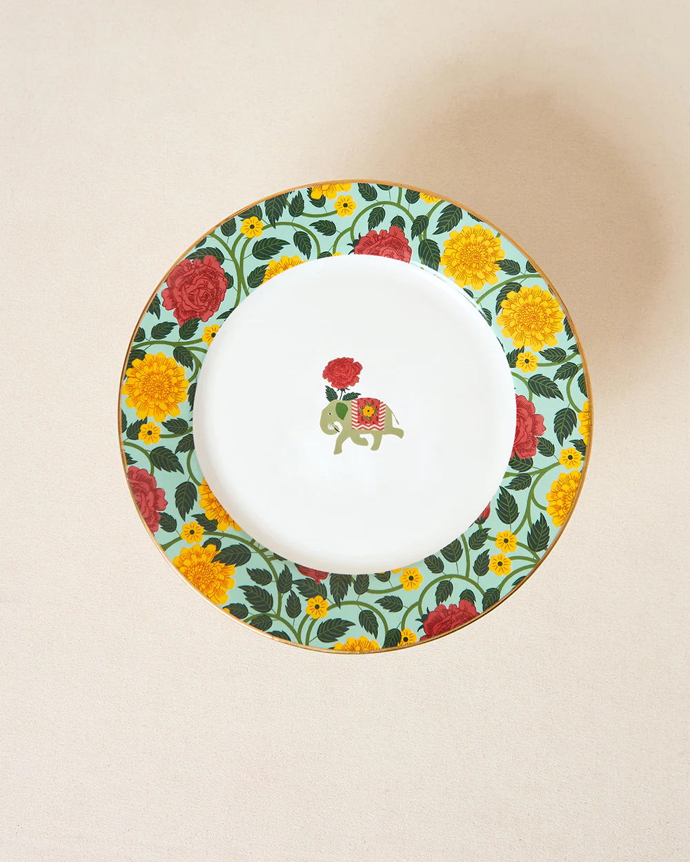 Royal Tusker Cake Stand , 10"dia | Palace Memoirs - Image 7