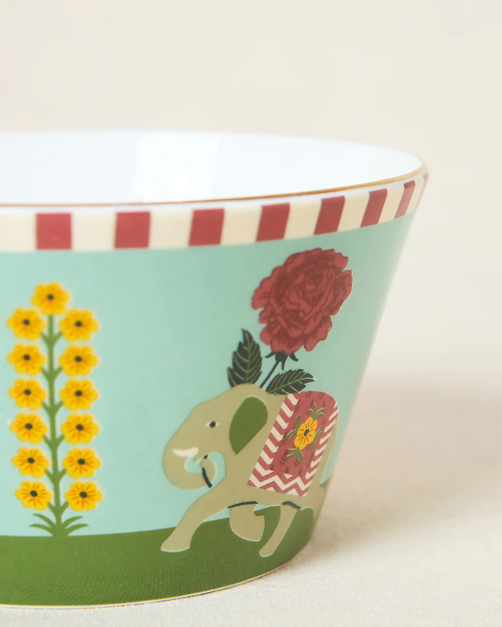 Royal Tusker Serving Bowl, 520ml| Palace Memoirs - Image 5