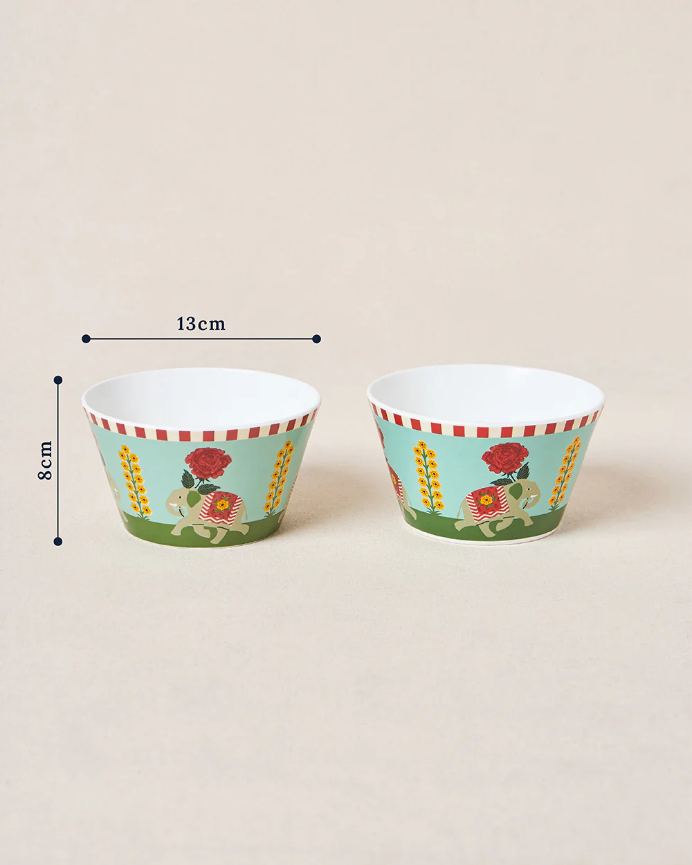 Royal Tusker Serving Bowl Gift Set - Set of 2, 520ml | Palace Memoirs - Image 5